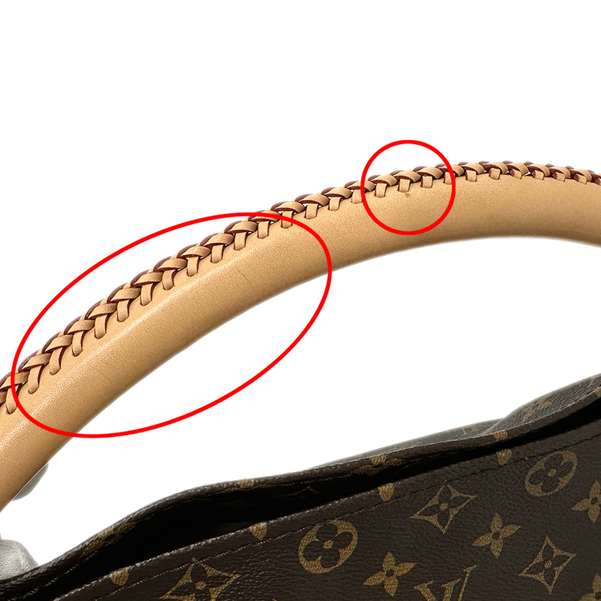 Louis Vuitton Brown Monogram Canvas Handbag Shoulder Bag (Pre-Owned)
