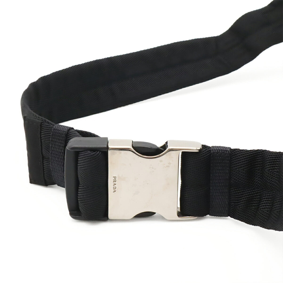 Prada Black Nero Nylon Fanny Pack Sling Bag (Pre-Owned)