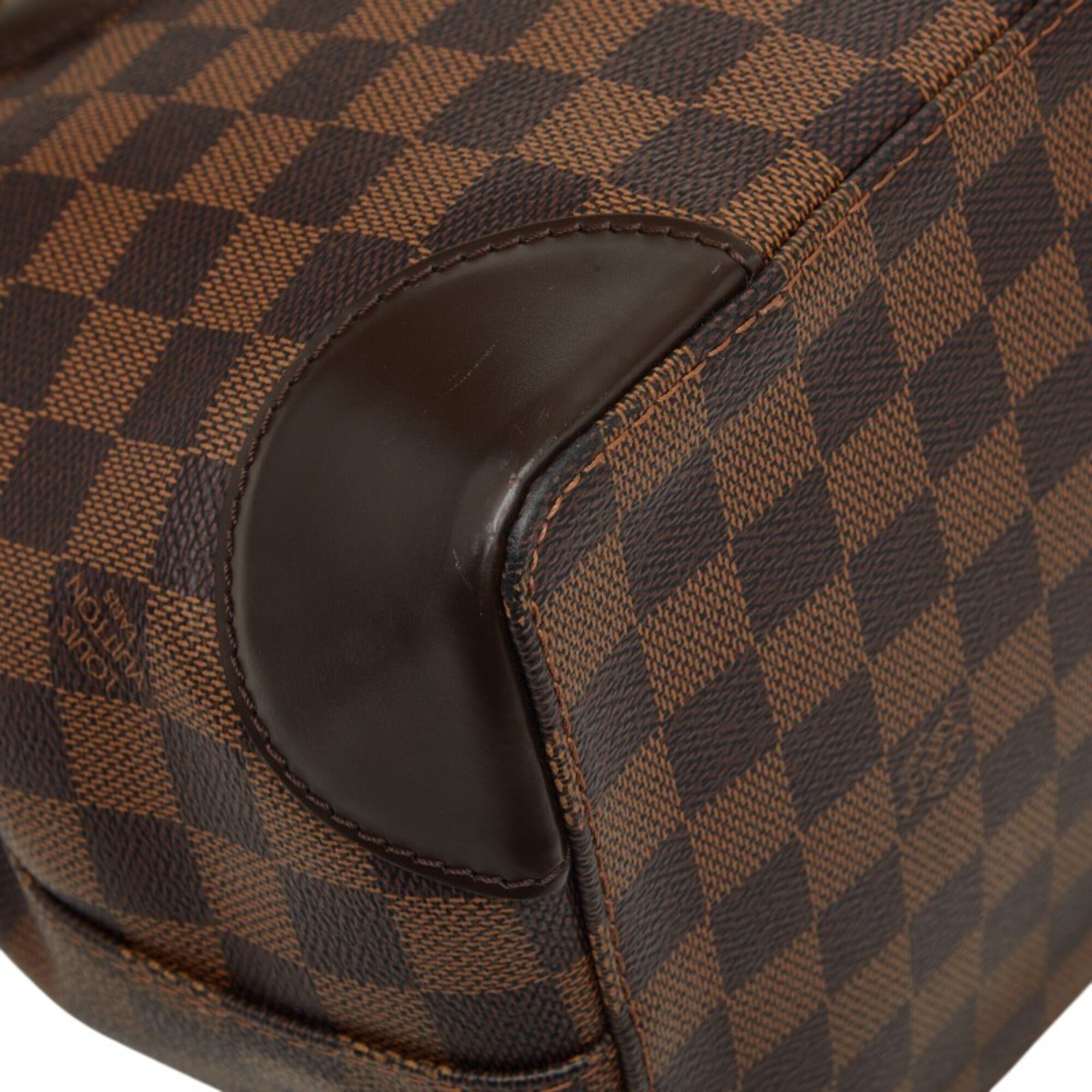Louis Vuitton Brown Pvc Leather Handbag Tote Bag (Pre-Owned)