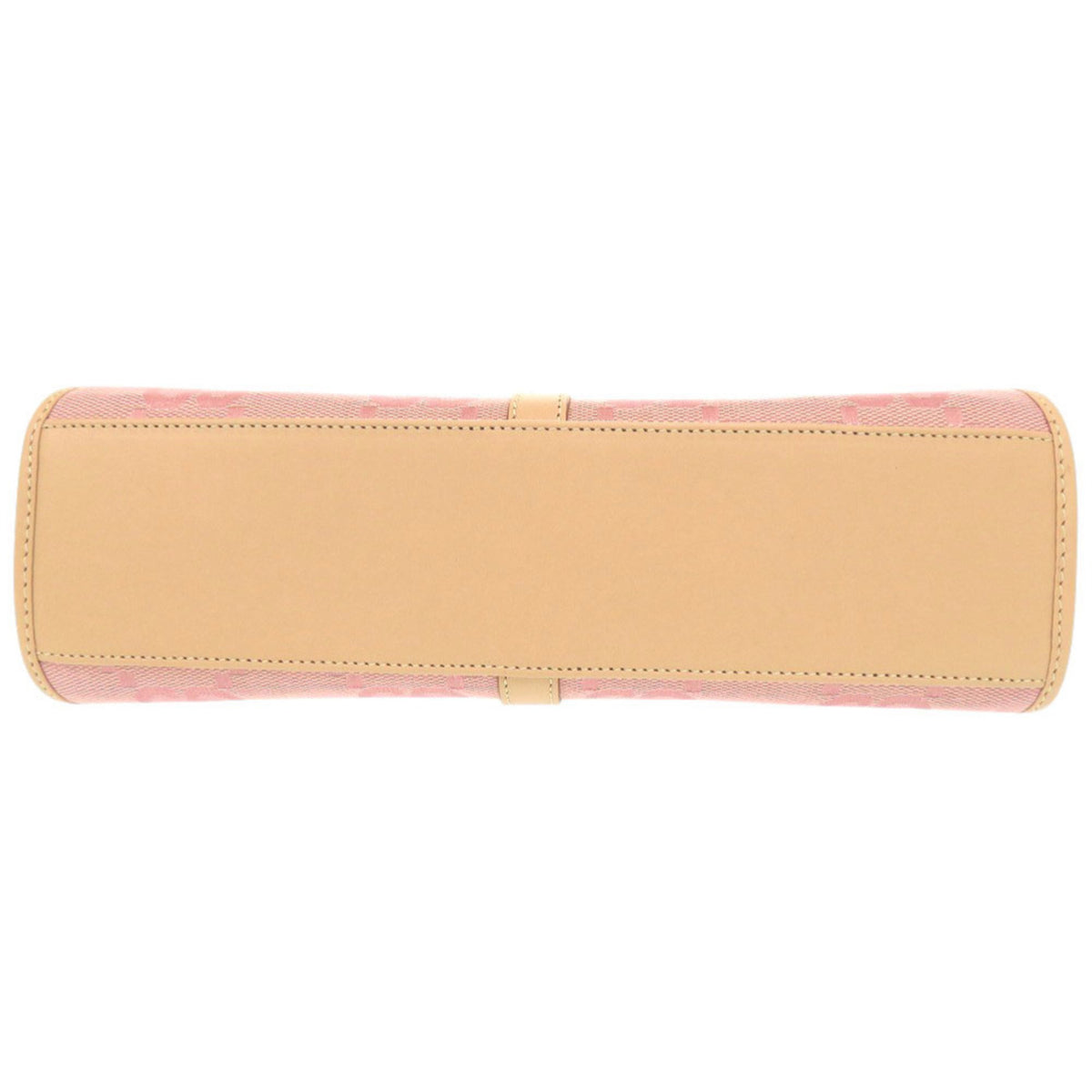 Gucci Beige Pink Gg Canvas Leather Handbag Shoulder Bag (Pre-Owned)
