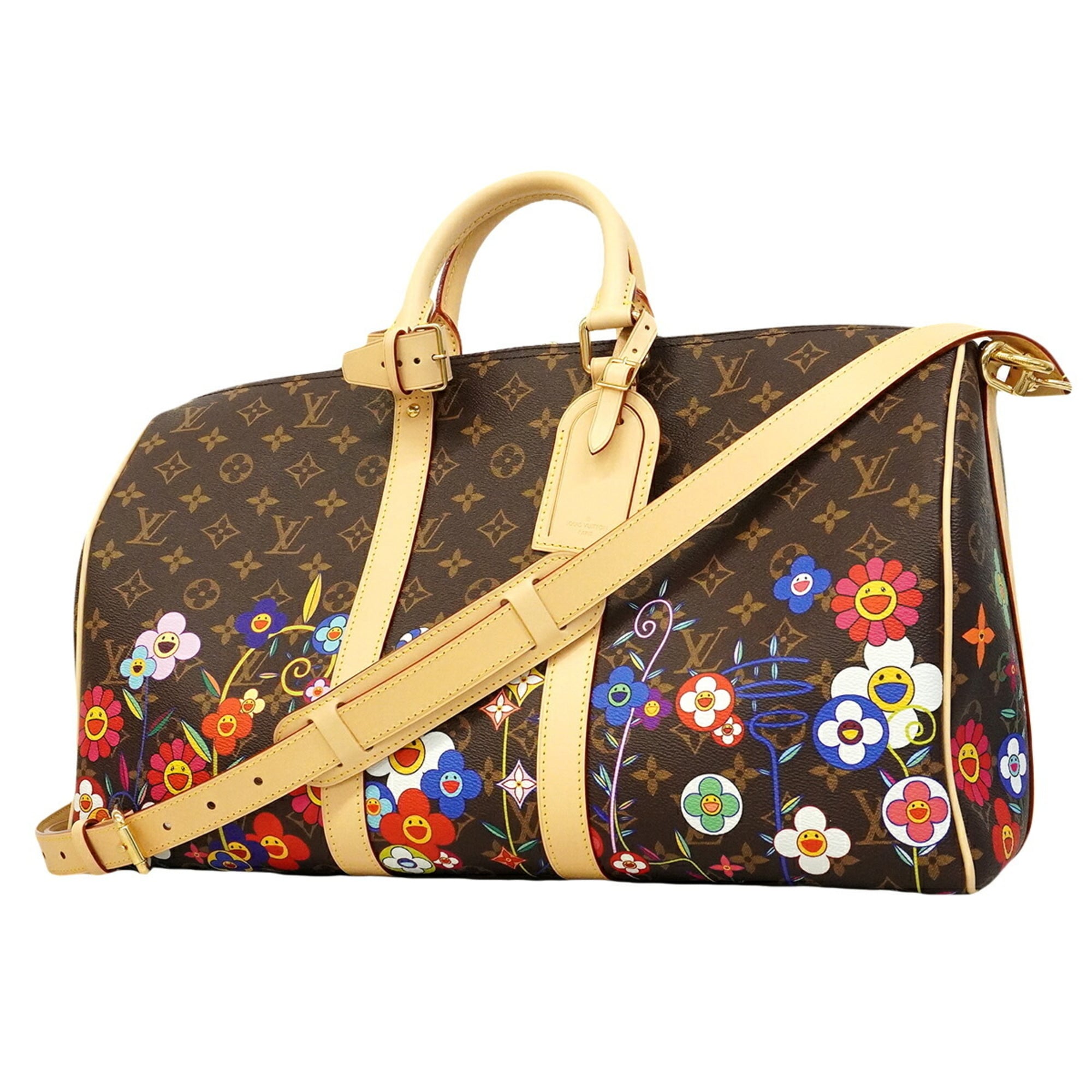 Louis Vuitton Brown Multi-Color Boston Bag (Pre-Owned)