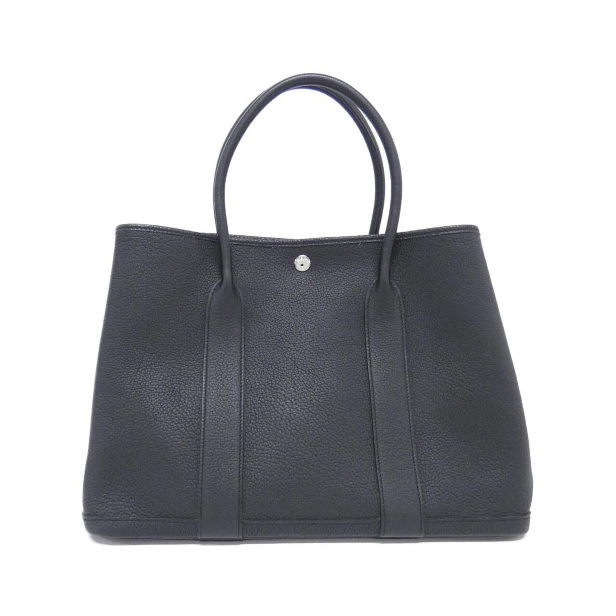 Hermes Black Negonda Leather Handbag (Pre-Owned)