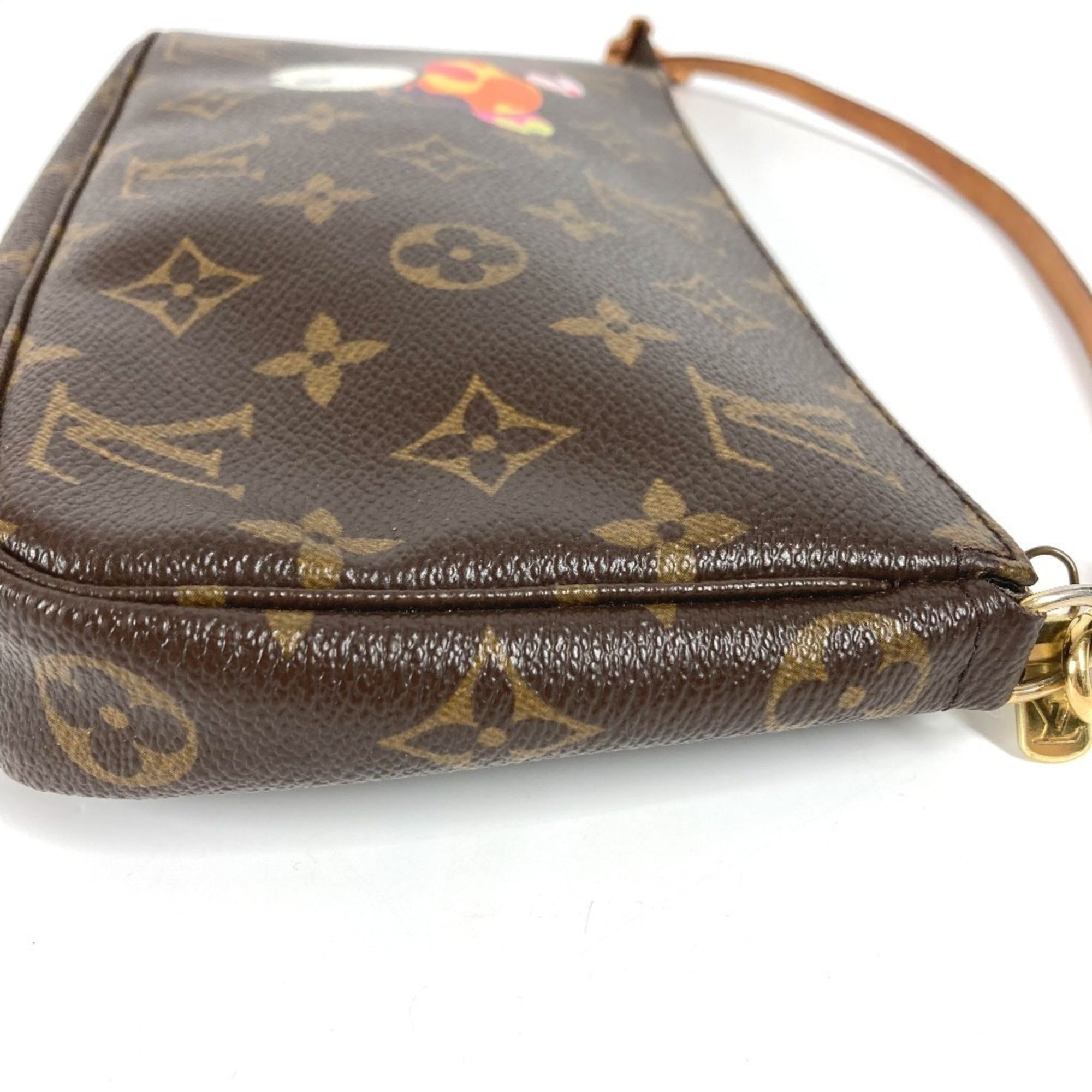Louis Vuitton Brown Monogram Panda Multi-Color Monogram Handbag Pouch Shoulder Bag (Pre-Owned)