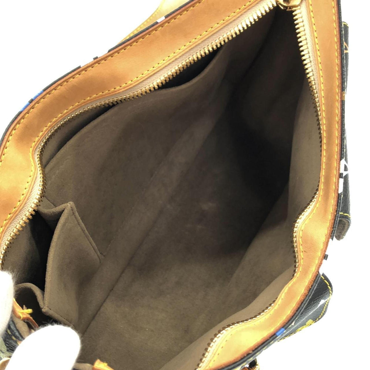 Louis Vuitton Black Coated Canvas Shoulder Bag (Pre-Owned)