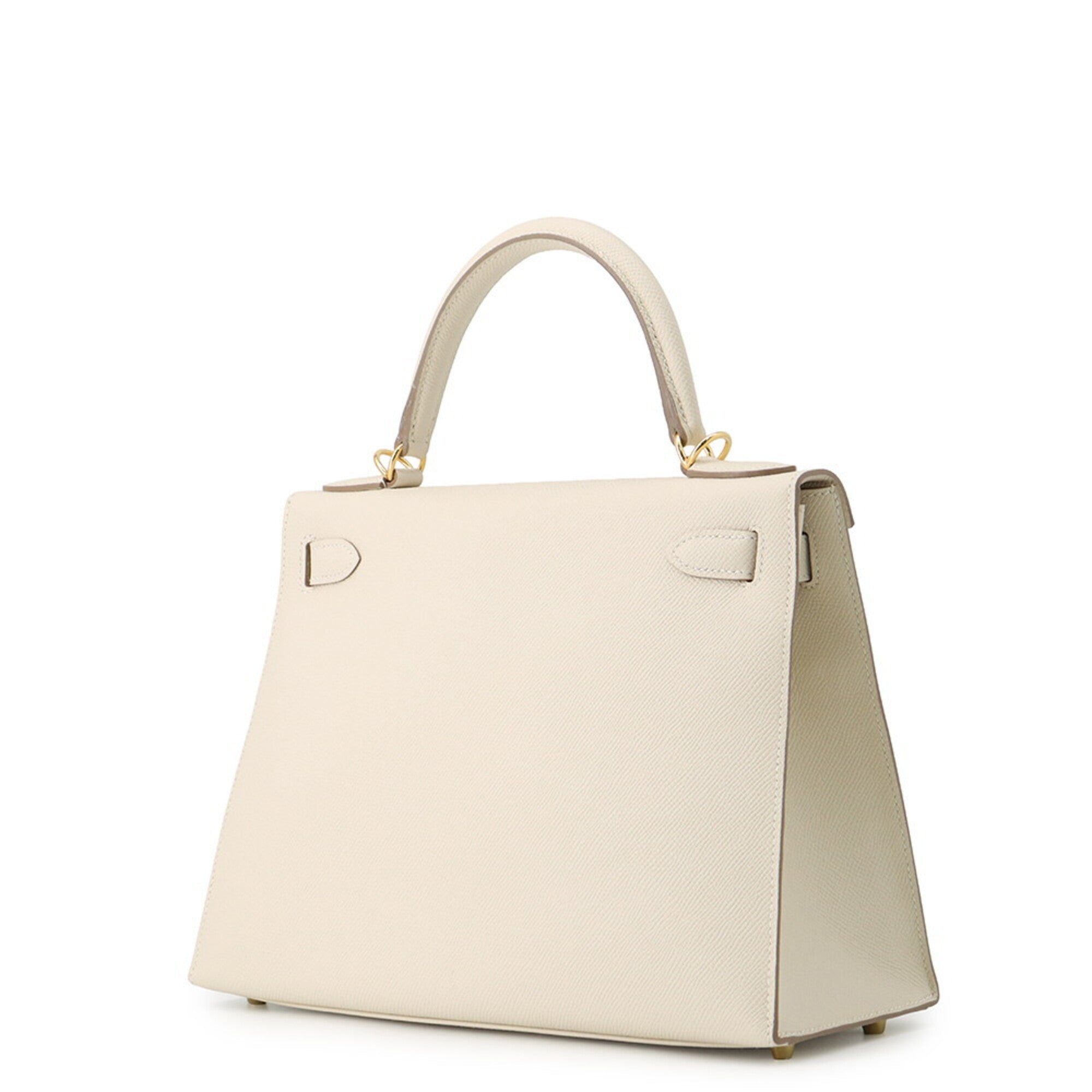 Hermes Beige Ivory Epsom Leather Handbag (Pre-Owned)