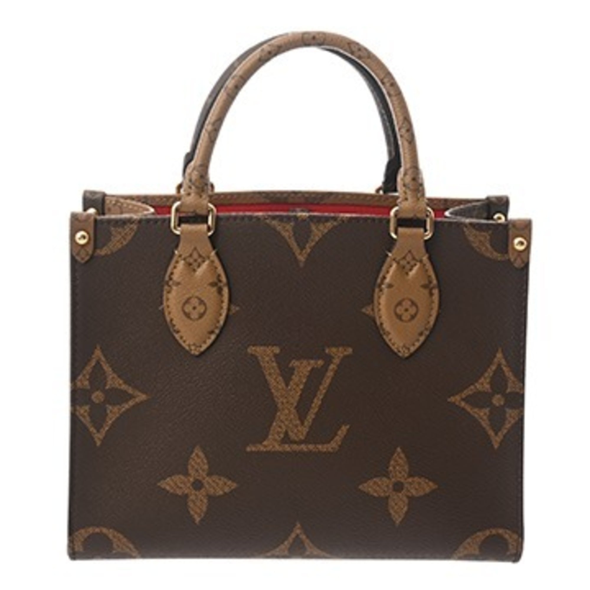 Louis Vuitton Brown Monogram Handbag Pouch (Pre-Owned)