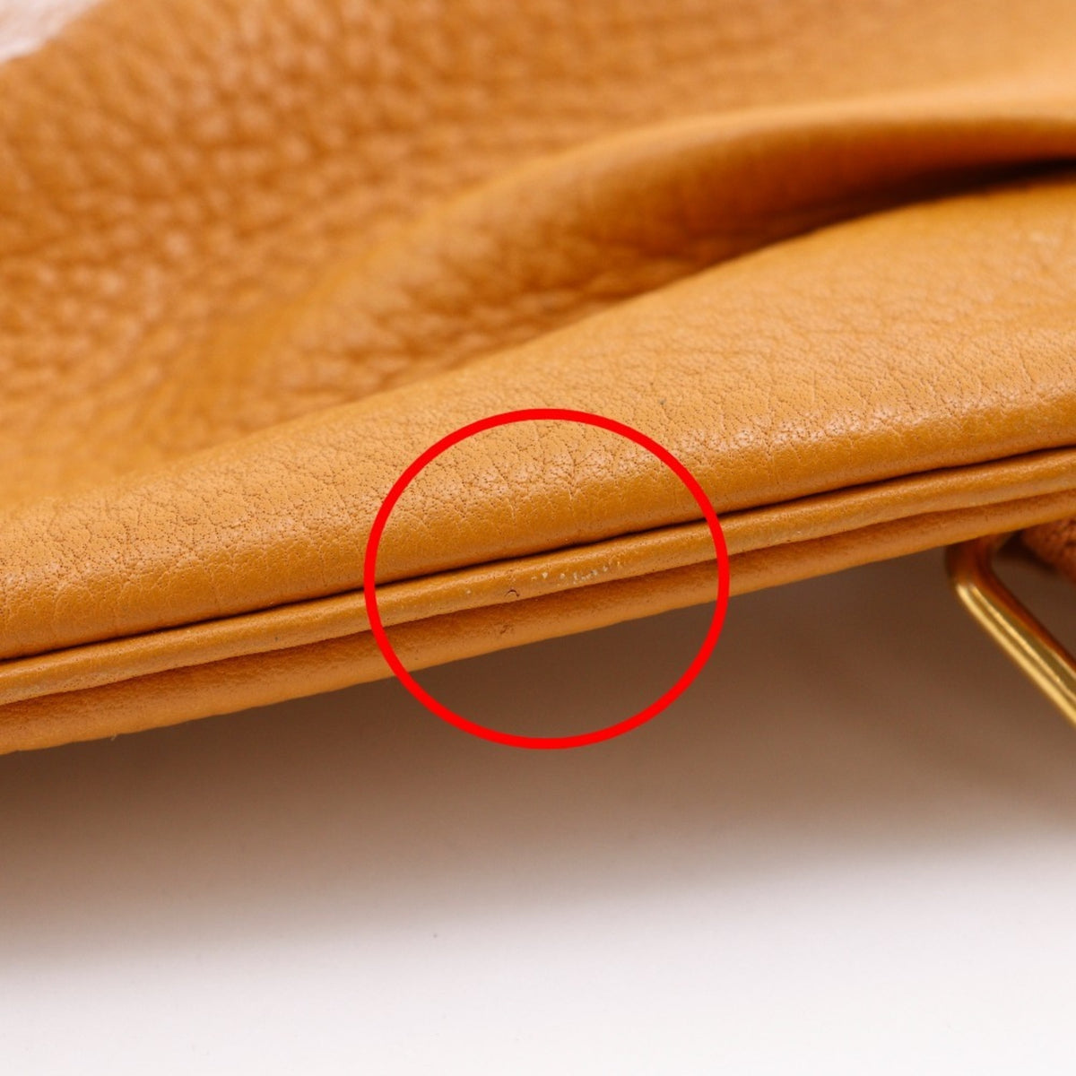 Hermes Natural Ardennes Leather Shoulder Bag (Pre-Owned)