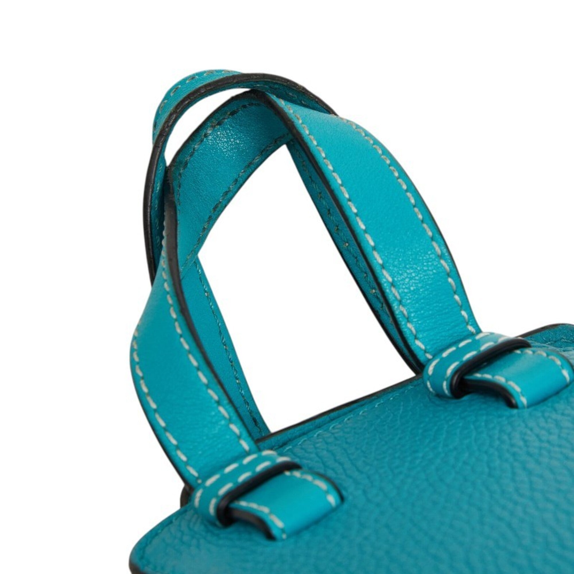 Loewe Hammock Blue Leather Handbag Shoulder Bag (Pre-Owned)