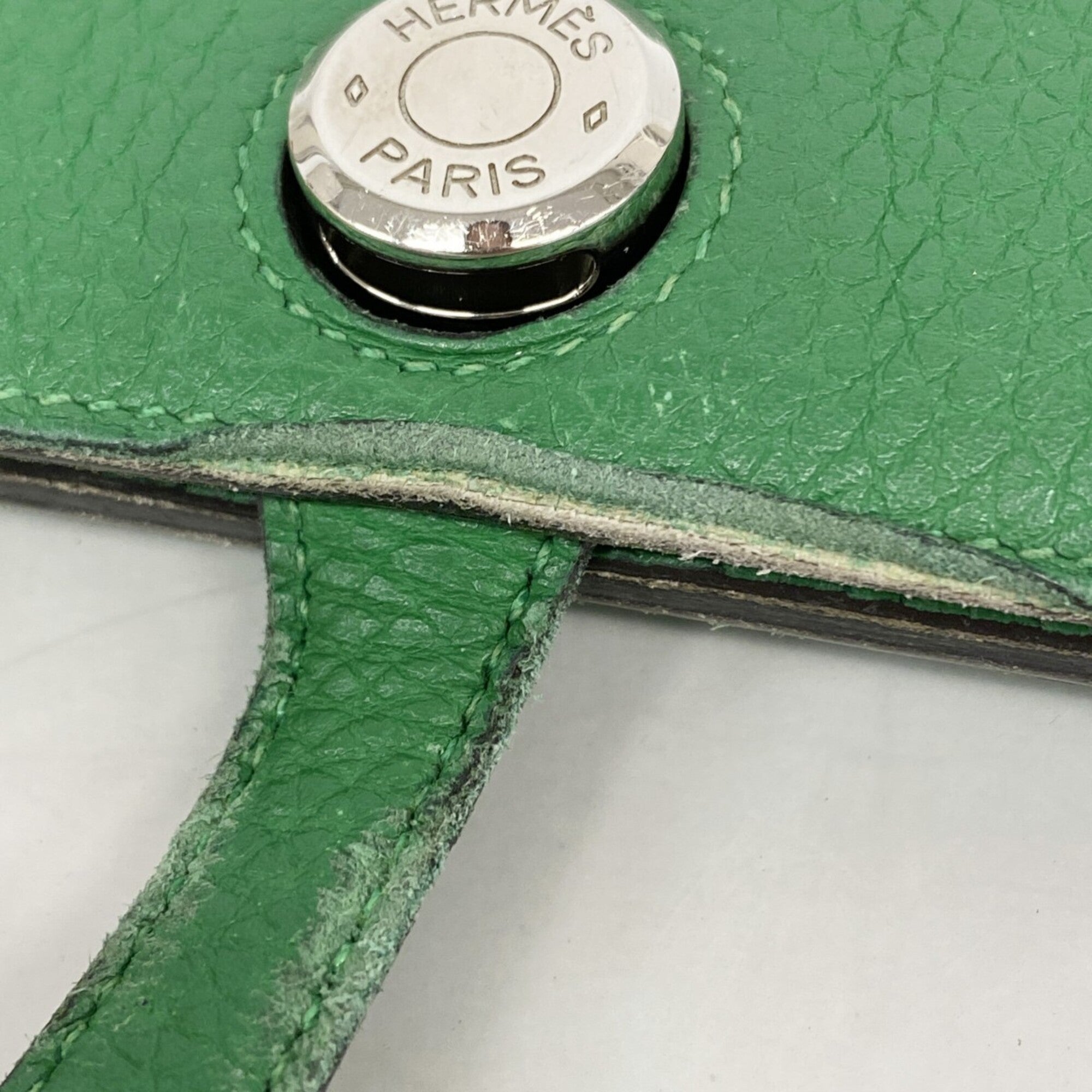 Hermes Bambou Togo Leather Long Wallet (Bi-Fold) (Pre-Owned)