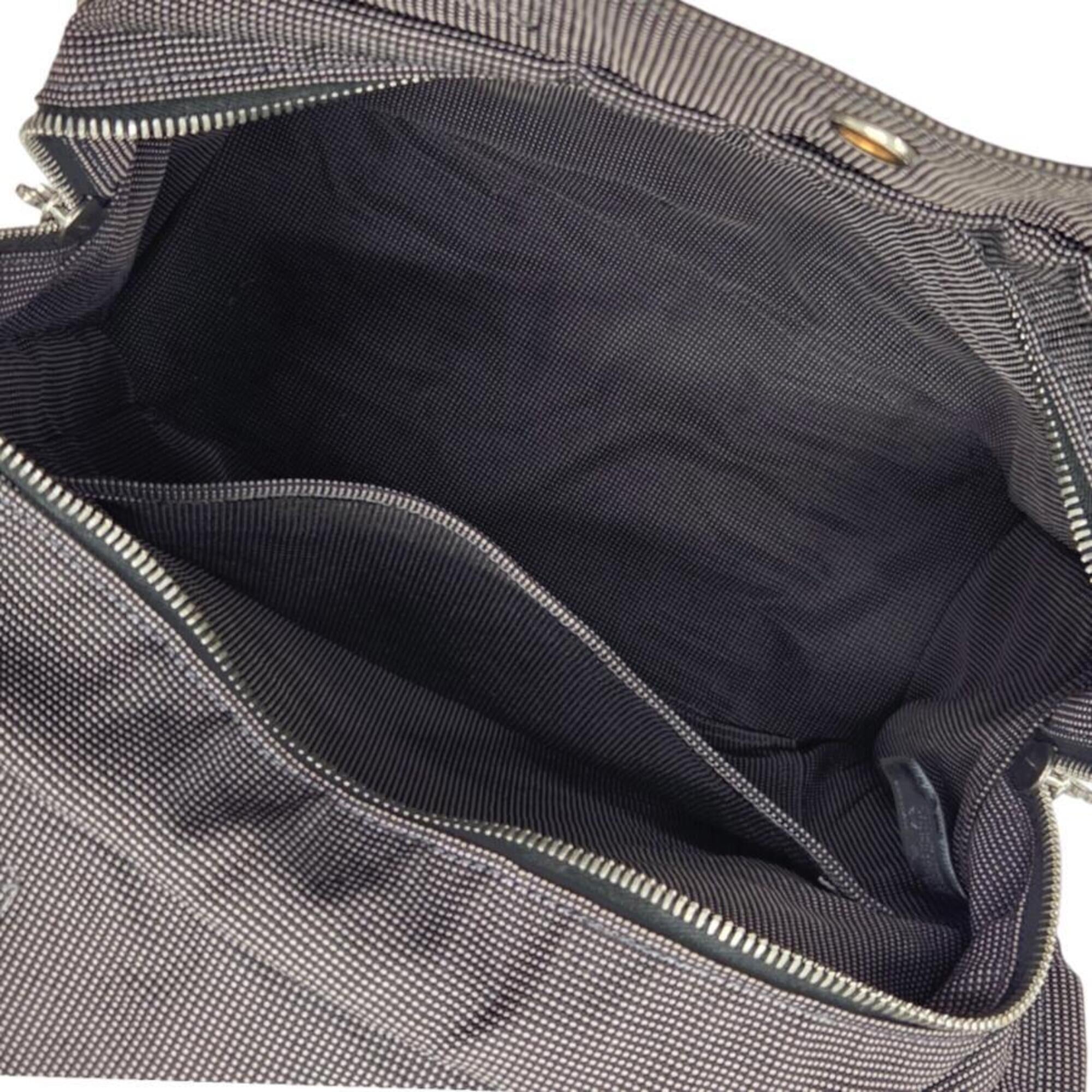 Hermes Gray Nylon Backpack (Pre-Owned)