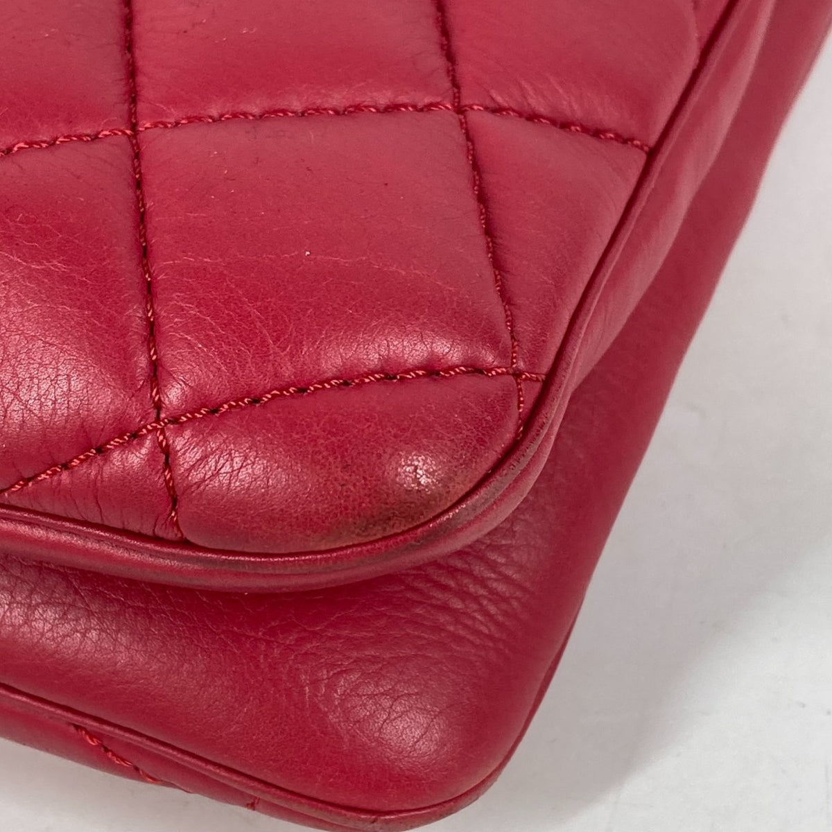Chanel Pink Leather Tote Bag (Pre-Owned)