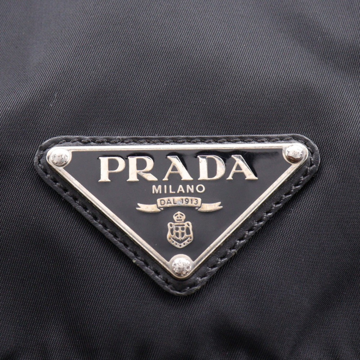 Prada Black Nero Nylon Shoulder Bag (Pre-Owned)