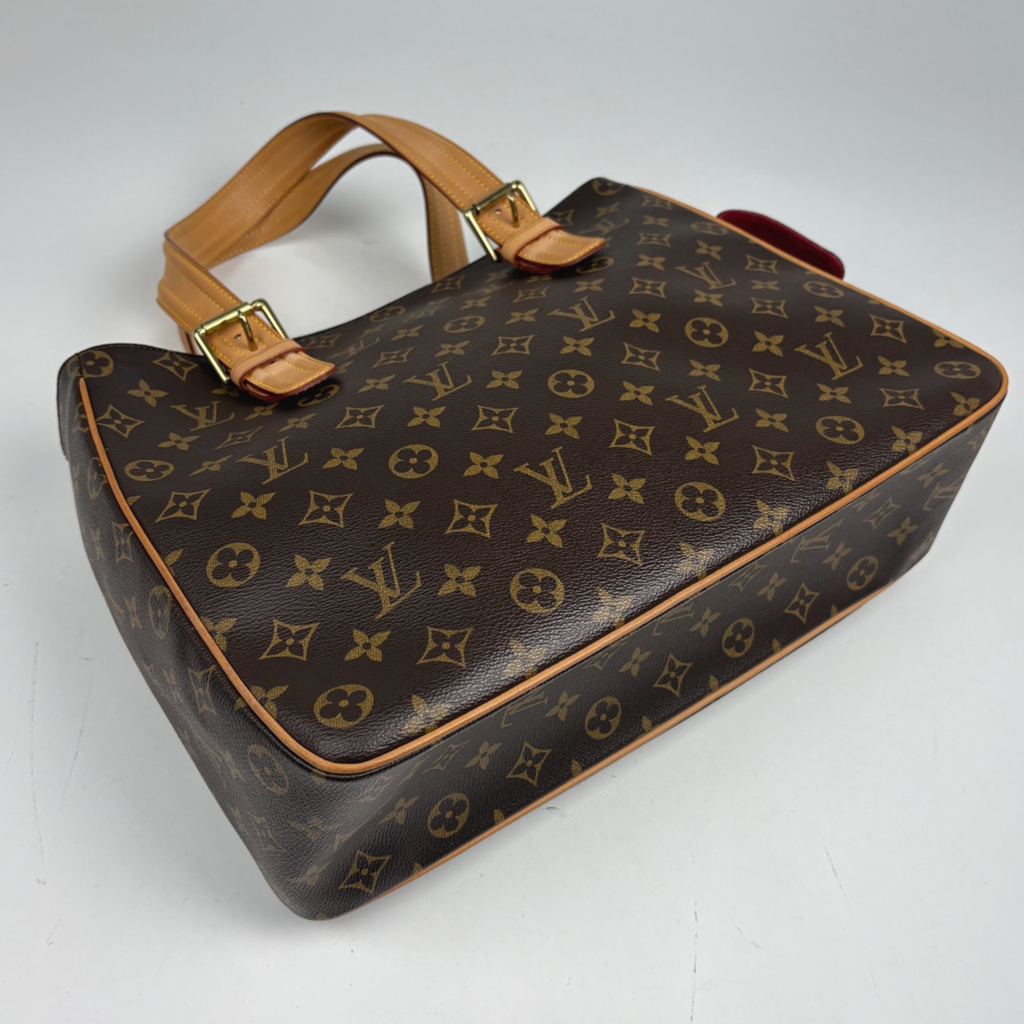 Louis Vuitton Brown Monogram Handbag Tote Bag (Pre-Owned)