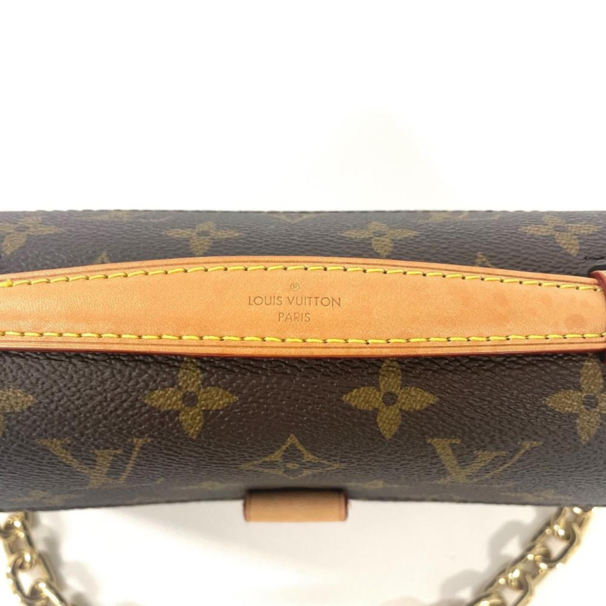 Louis Vuitton Monogram Brown Monogram Pochette Shoulder Bag (Pre-Owned)