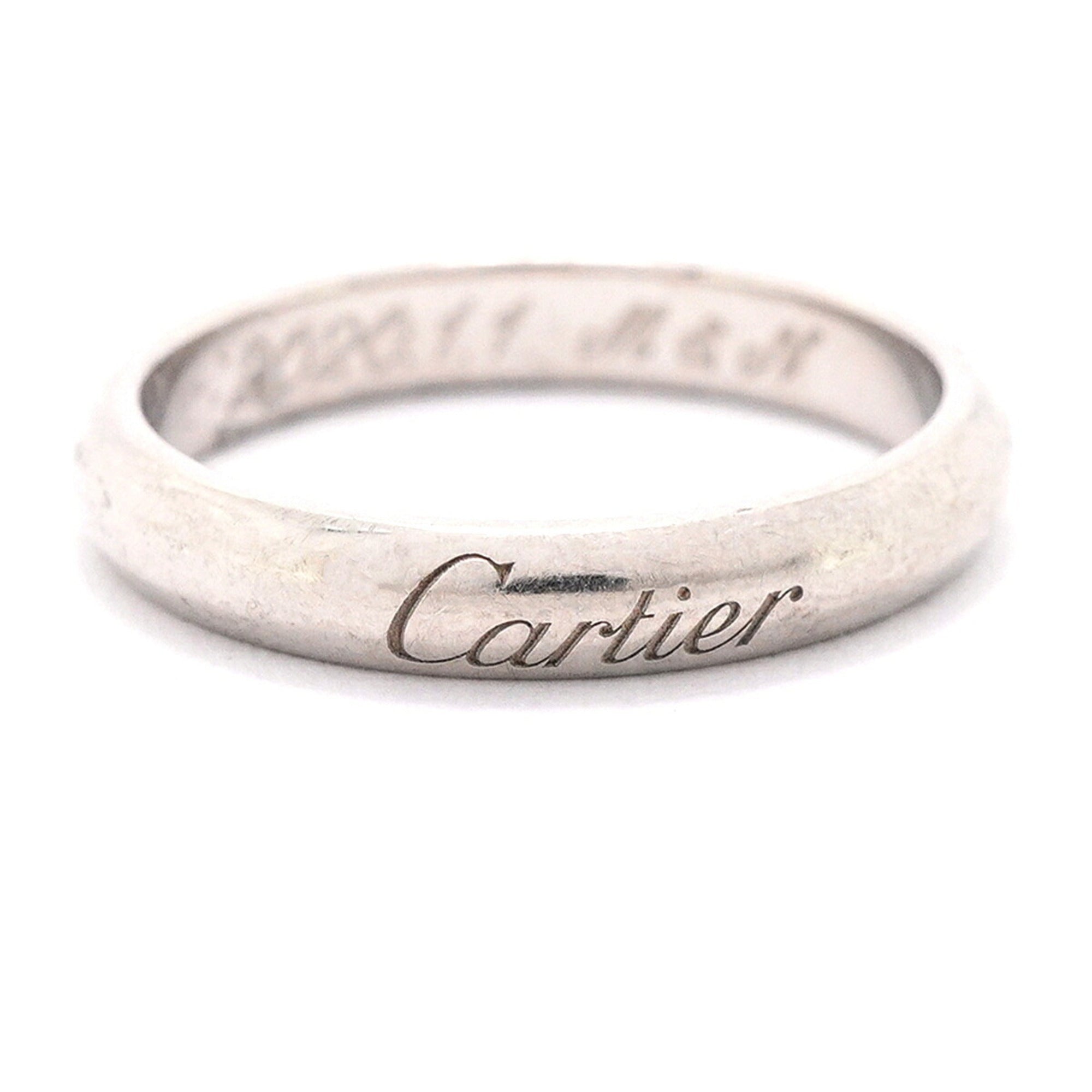 Cartier Platinum 950 Band Ring (Pre-Owned)