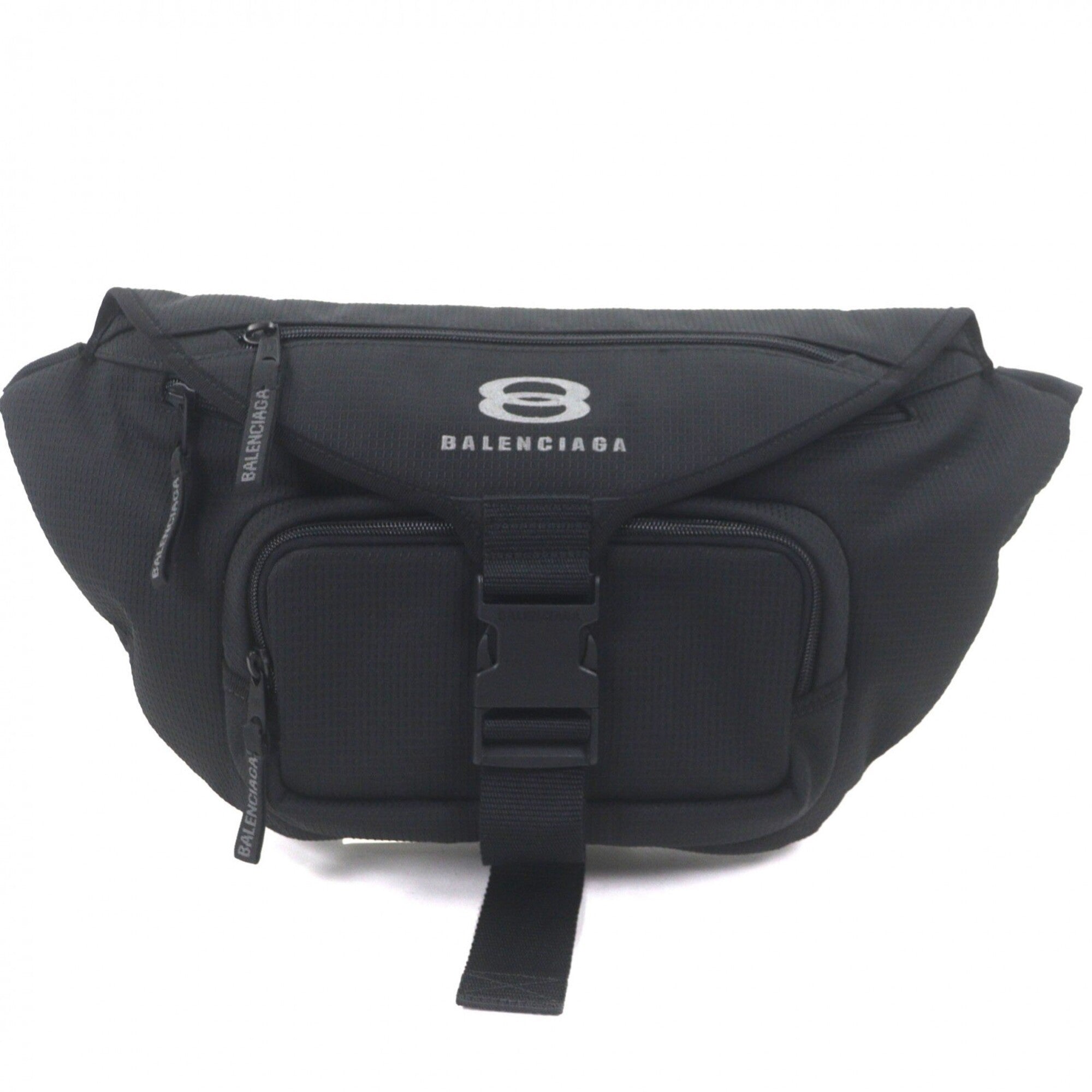Balenciaga Black Nylon Sling Bag (Pre-Owned)