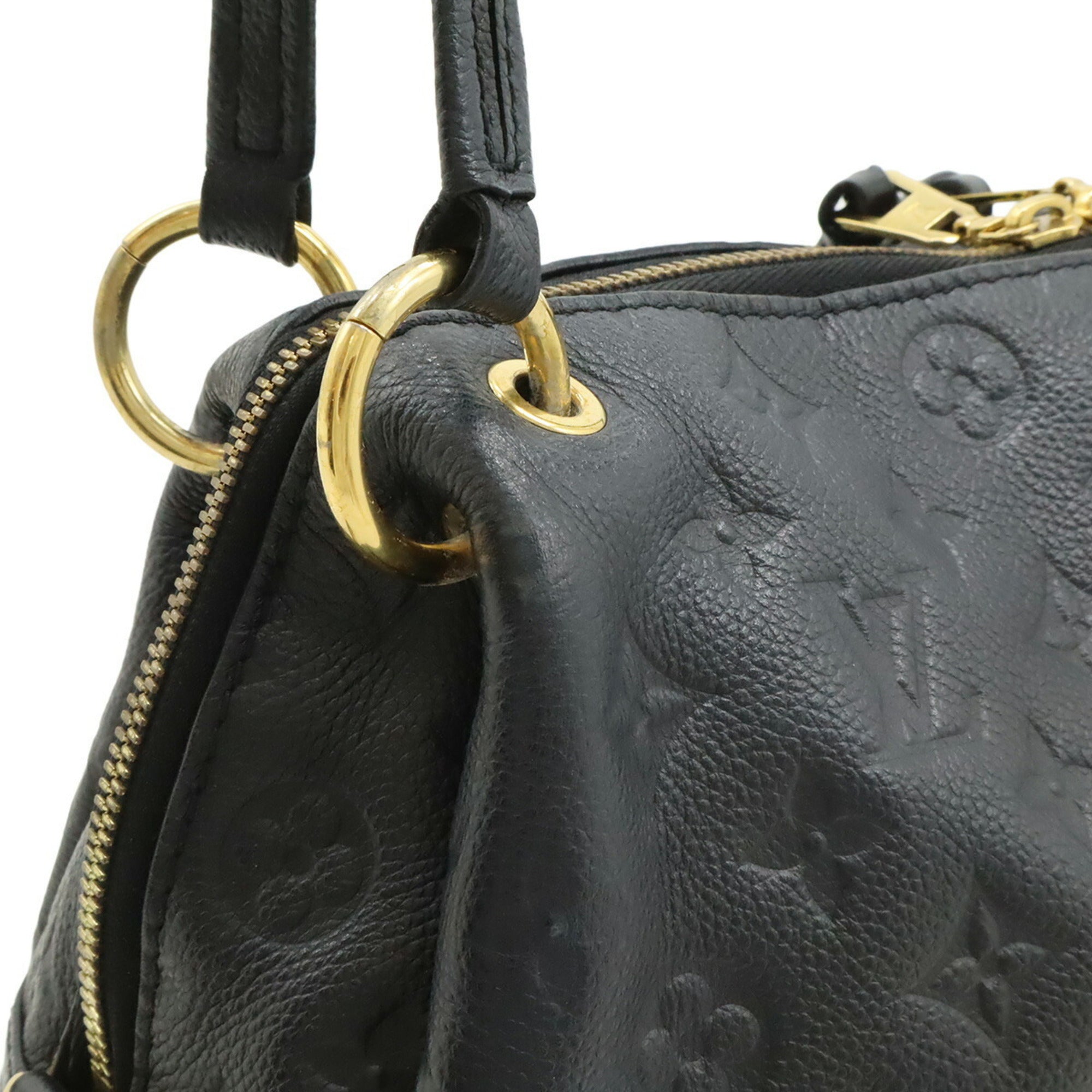 Louis Vuitton Monogram Empreinte Black Noir Monogram Empreinte Shoulder Bag Tote Bag (Pre-Owned)