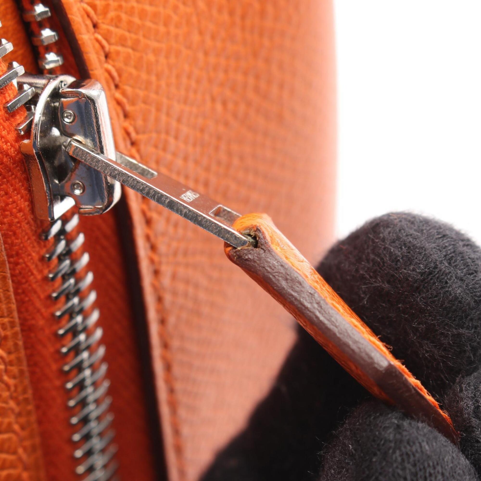 Hermes Orange Epsom Leather Handbag (Pre-Owned)
