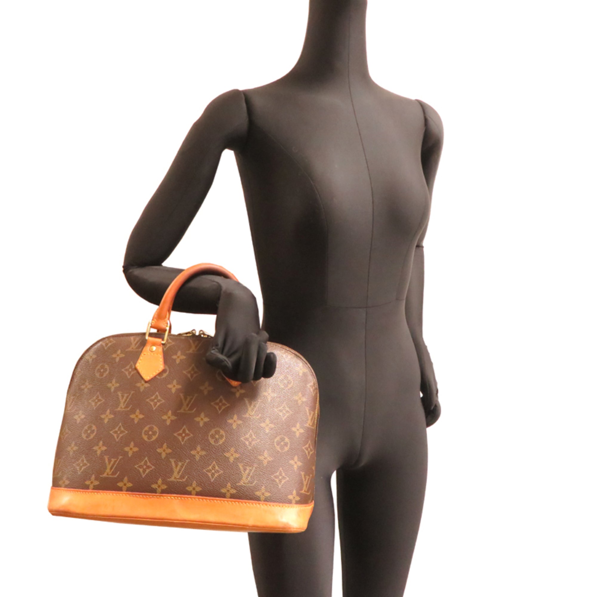 Louis Vuitton Brown Monogram Handbag (Pre-Owned)