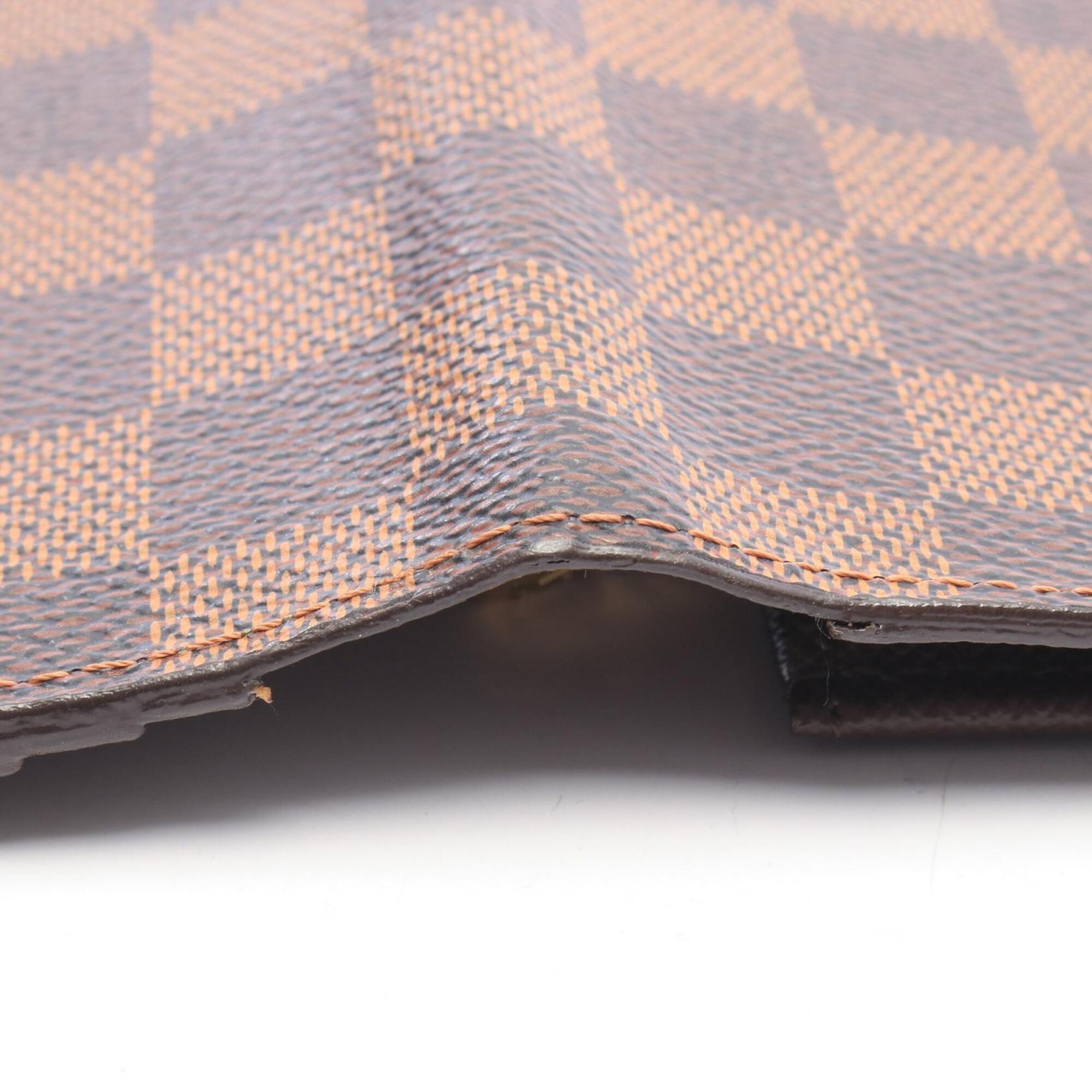 Louis Vuitton Brown Pvc Long Wallet (Bi-Fold) (Pre-Owned)