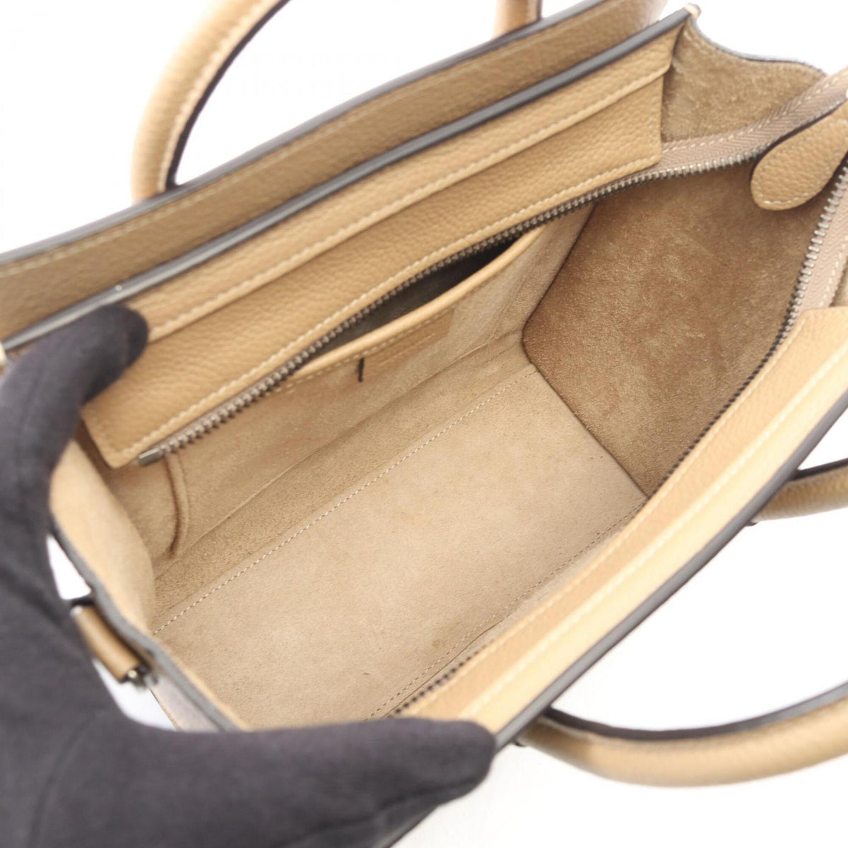 Celine Beige Leather Handbag (Pre-Owned)