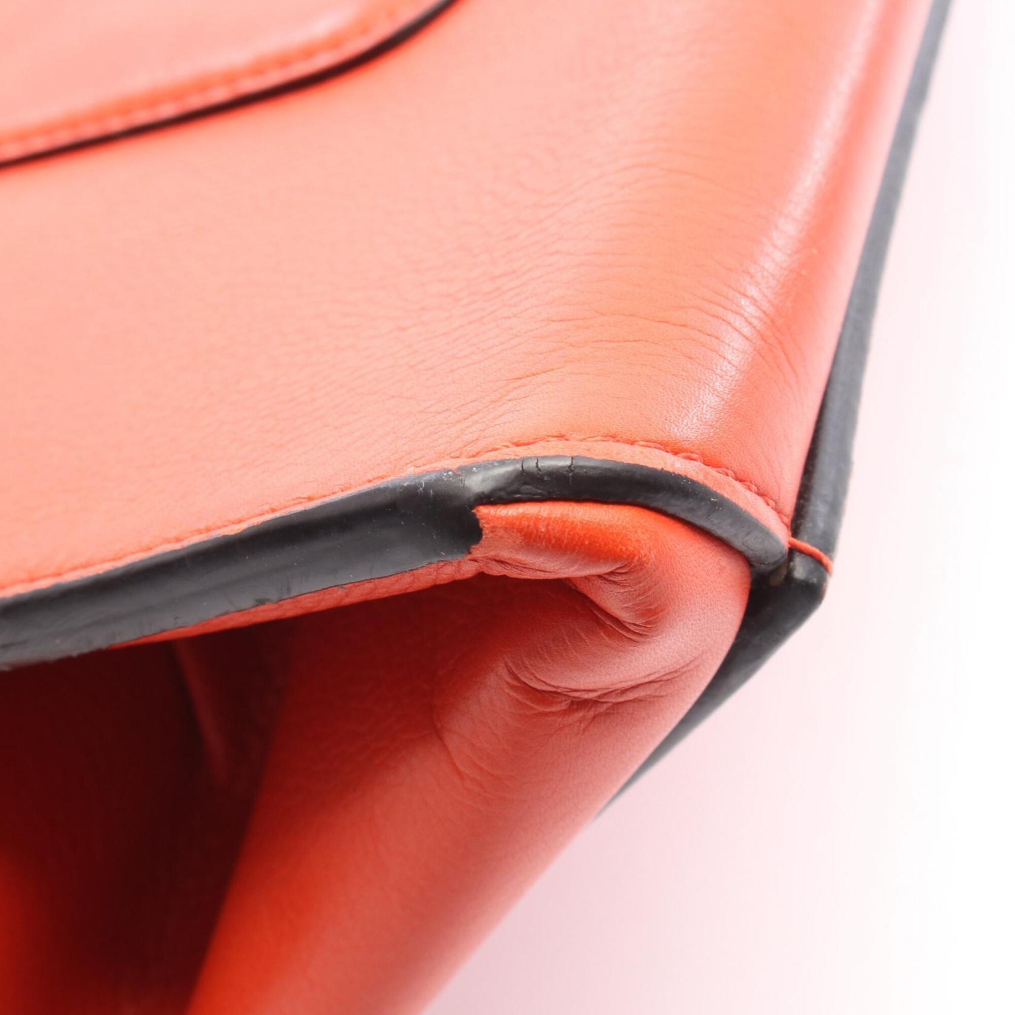 Celine Orange Leather Handbag (Pre-Owned)