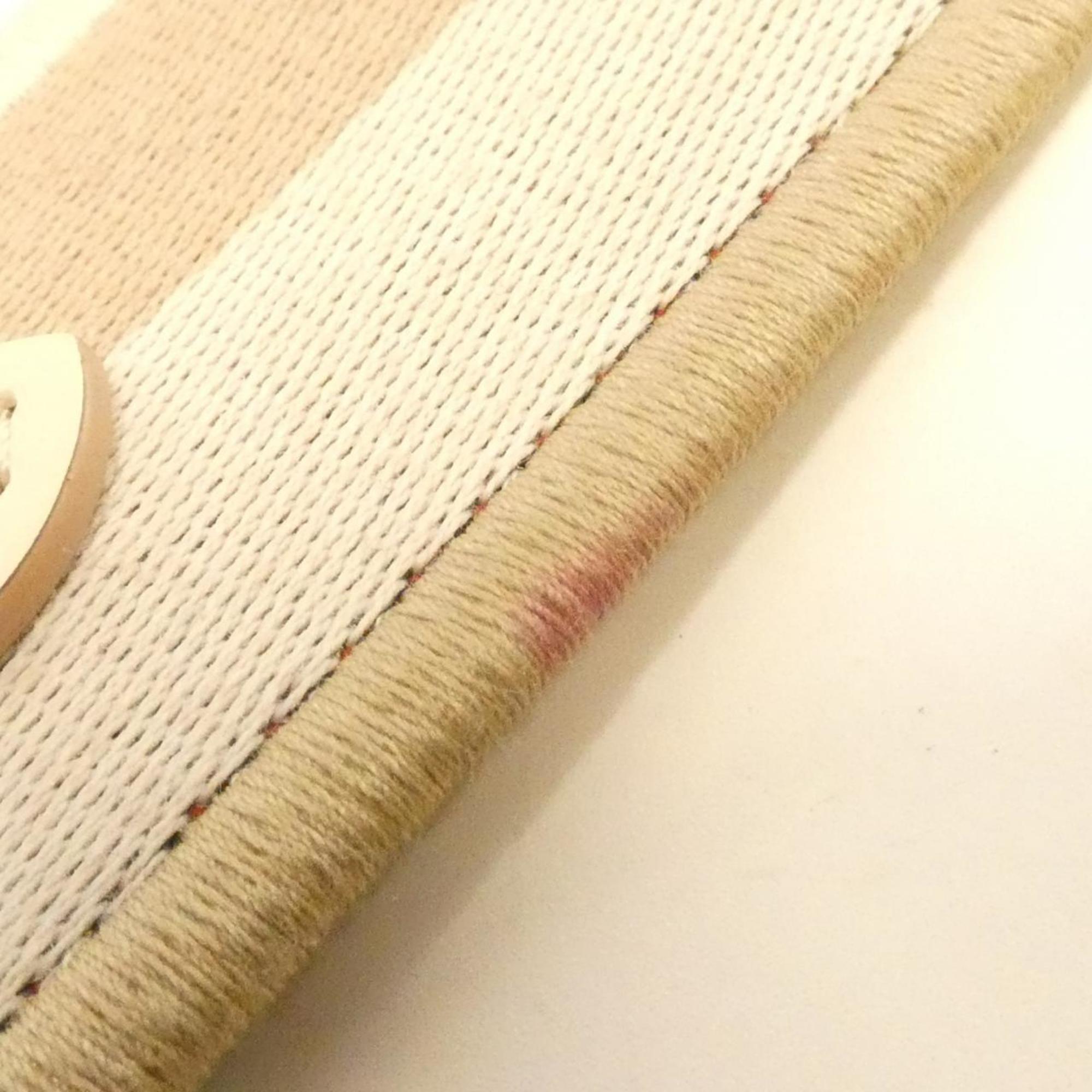 Louis Vuitton Beige Leather Handbag (Pre-Owned)