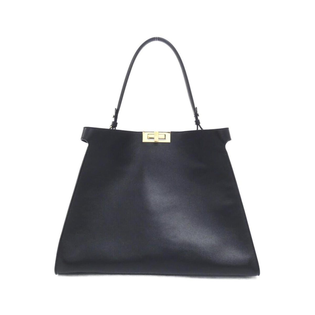 Fendi Black Chocolate Leather Shoulder Bag (Pre-Owned)