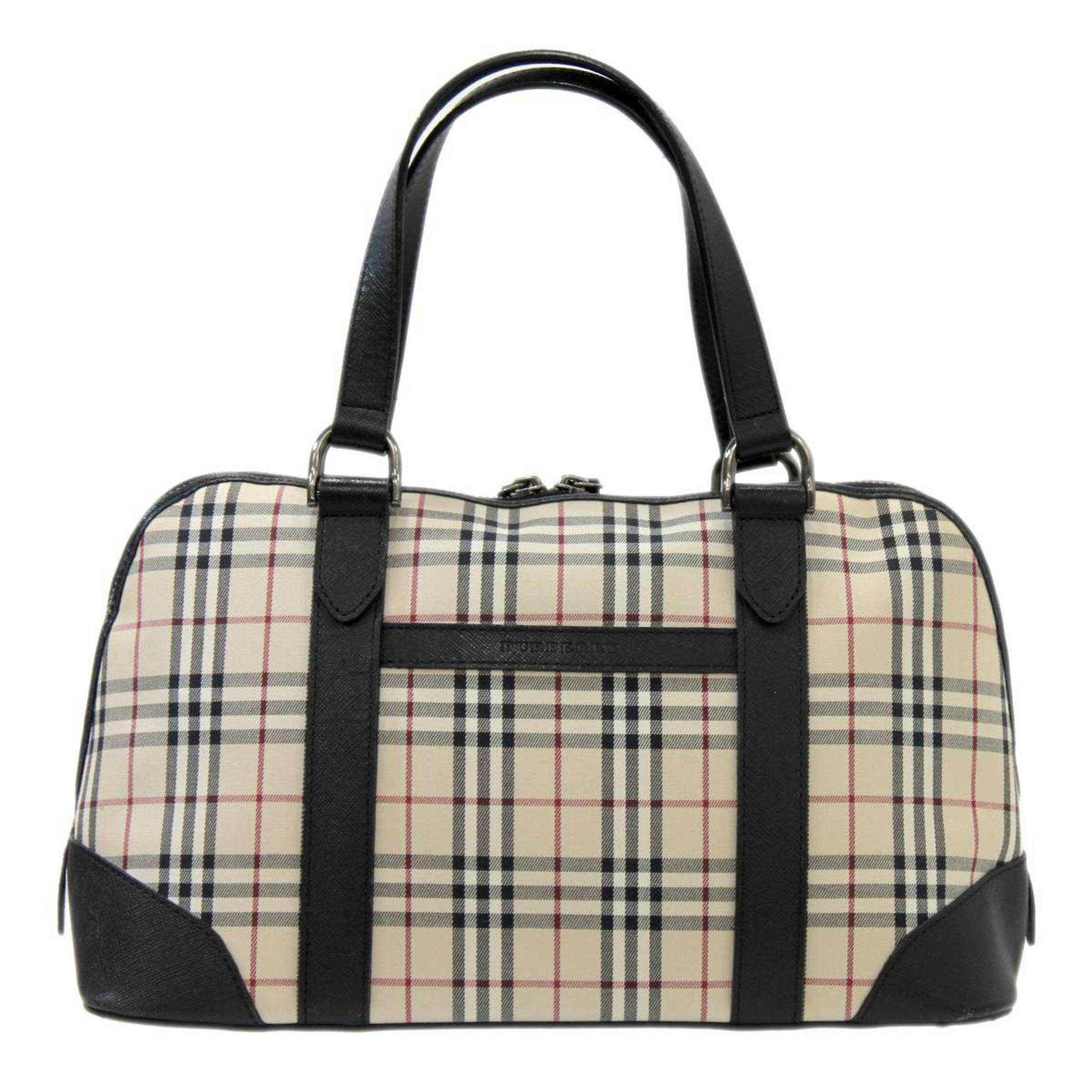 Burberry Multi-Color Canvas Handbag (Pre-Owned)