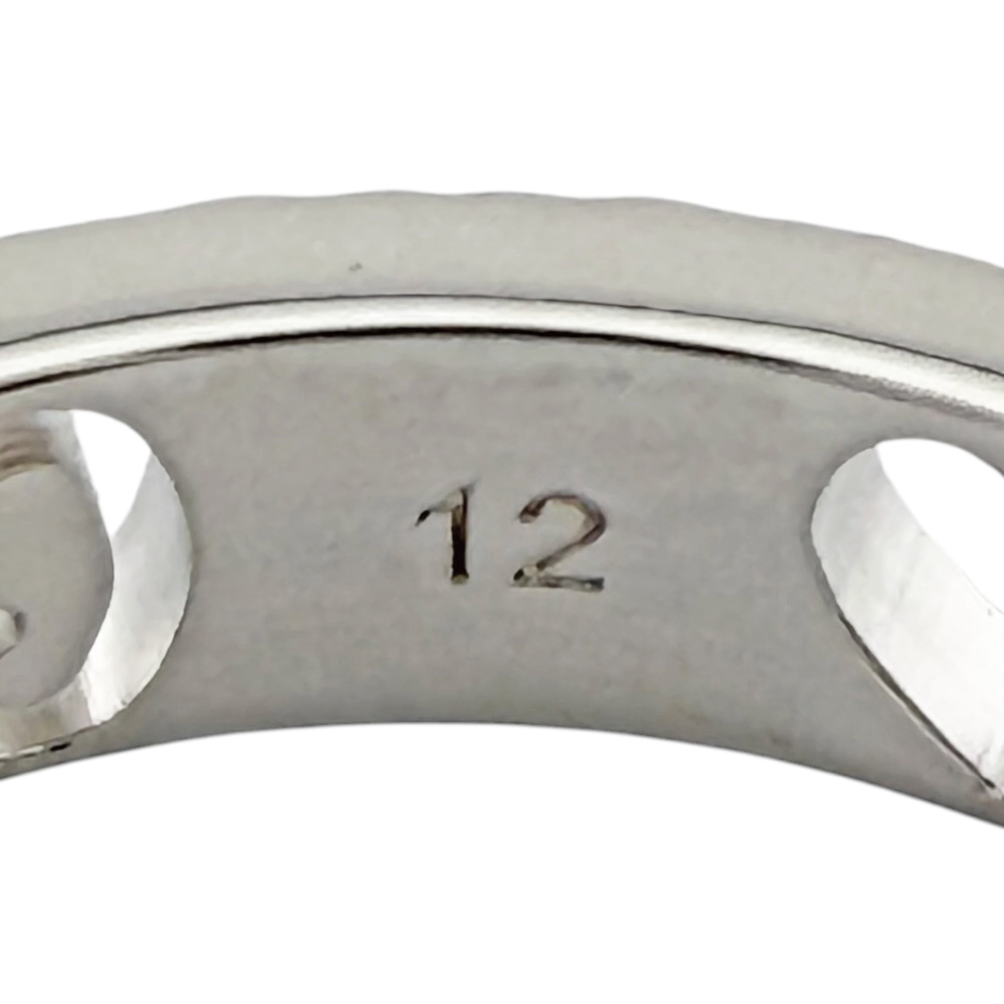 Gucci Silver White Gold (18K) Band Ring (Pre-Owned)