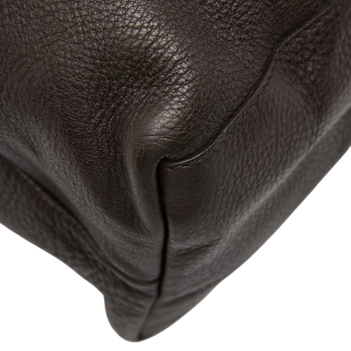 Gucci Brown Leather Tote Bag (Pre-Owned)