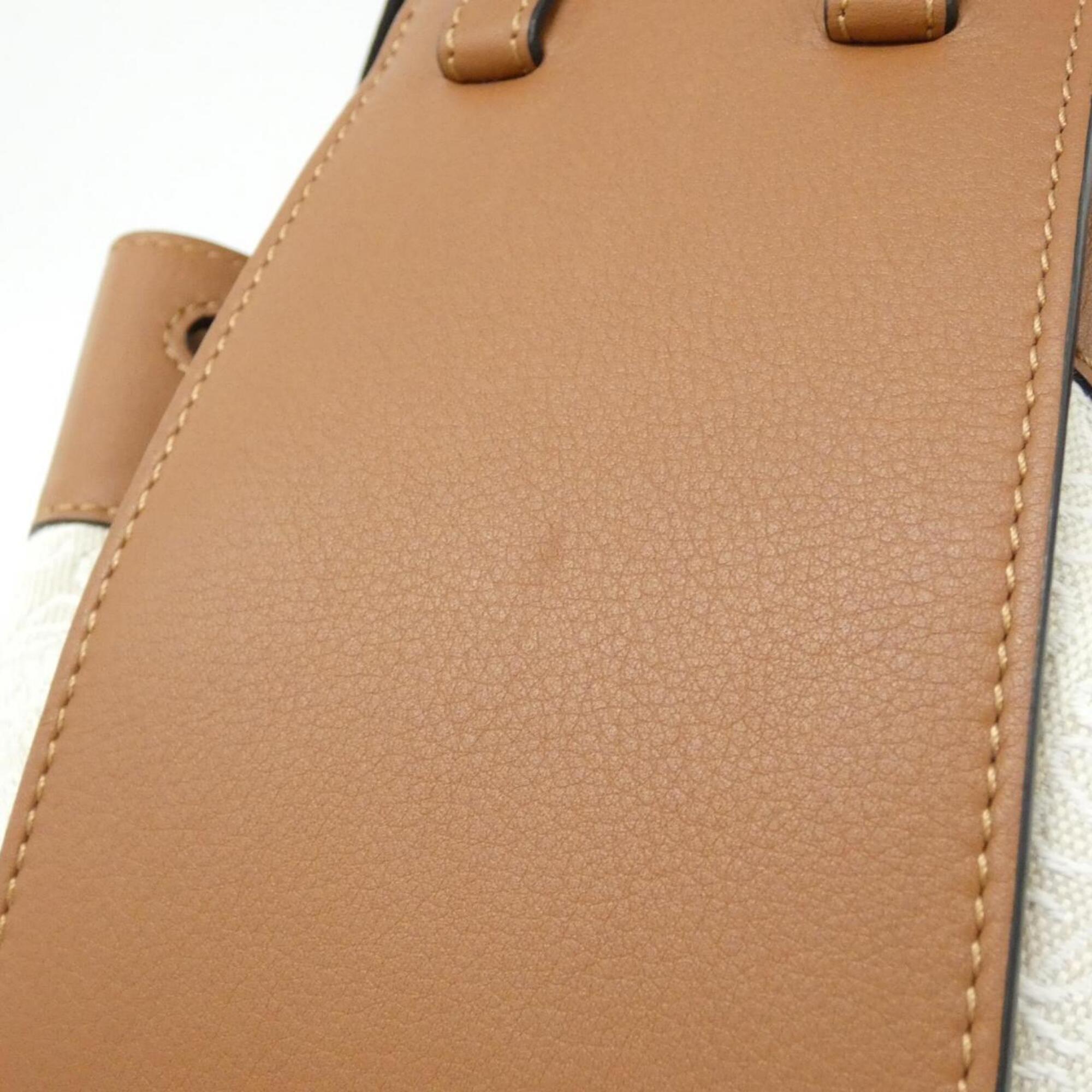 Loewe Beige Canvas Shoulder Bag (Pre-Owned)