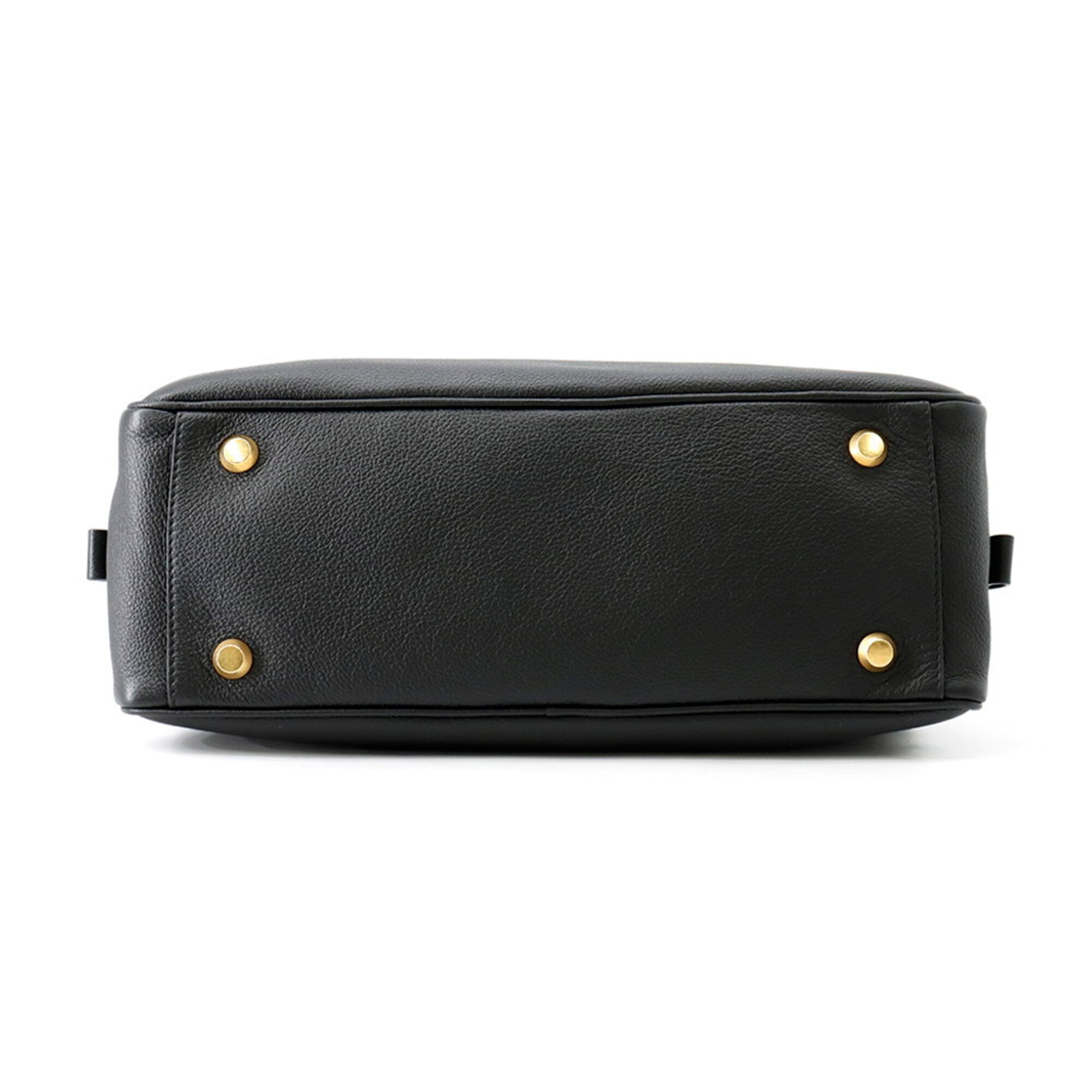 Balenciaga Black Leather Shoulder Bag (Pre-Owned)