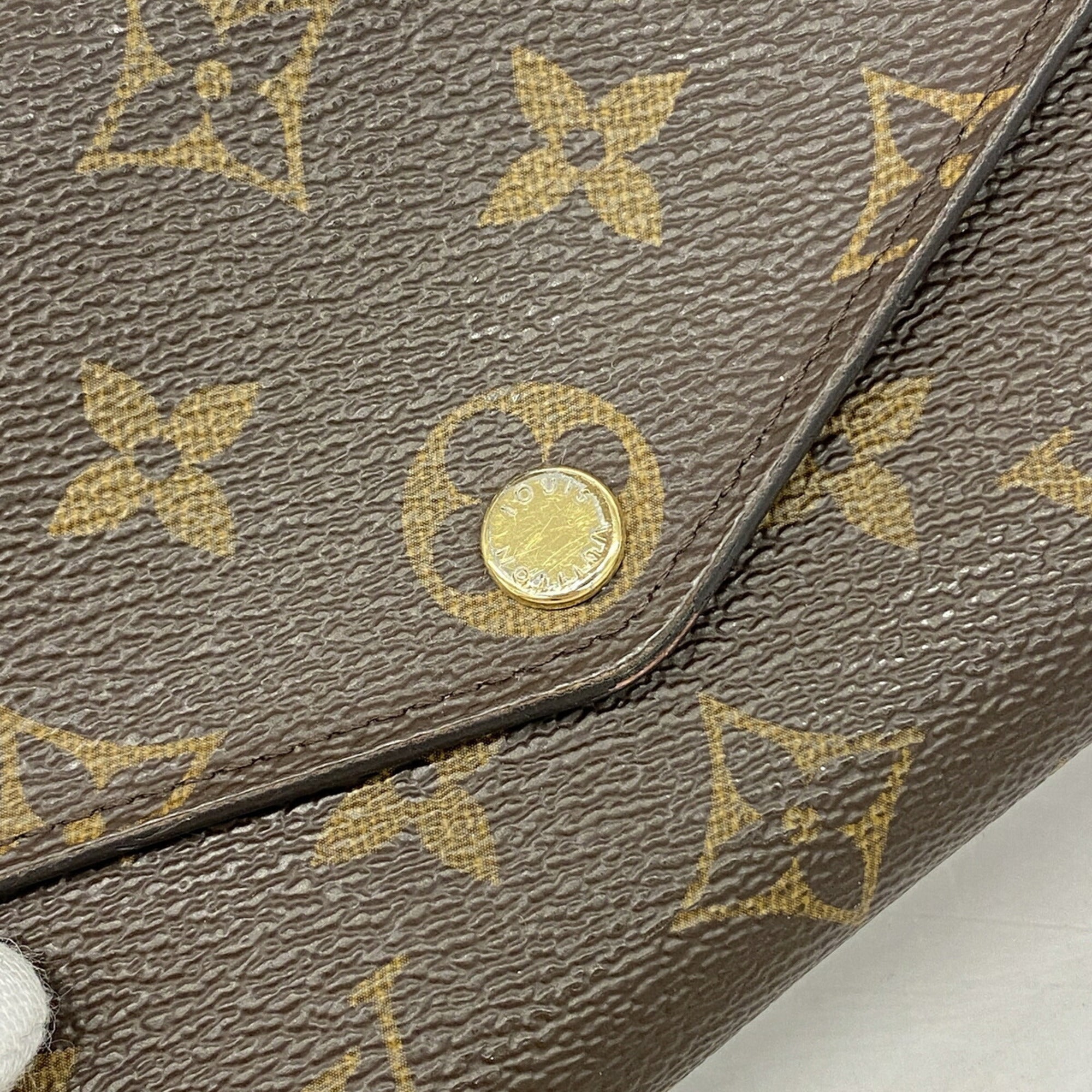 Louis Vuitton Brown Long Wallet (Bi-Fold) (Pre-Owned)