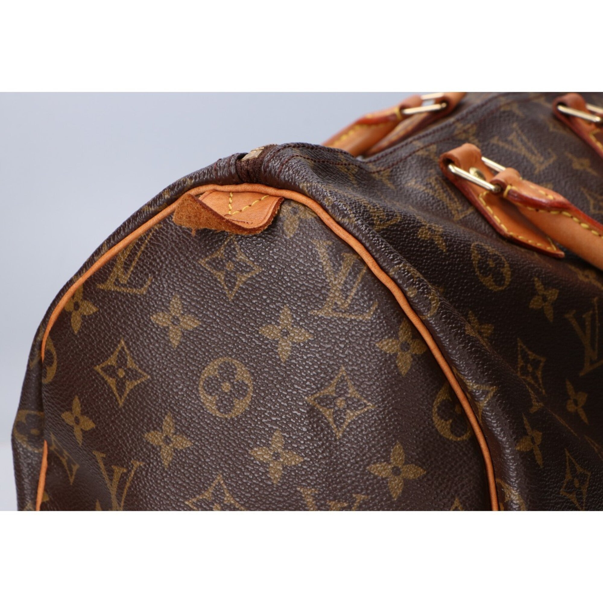 Louis Vuitton Brown Monogram Boston Bag (Pre-Owned)