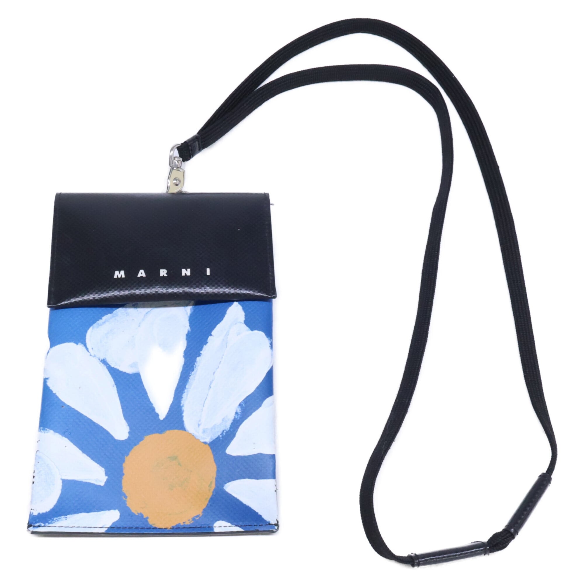 Marni Black Blue Shoulder Bag (Pre-Owned)
