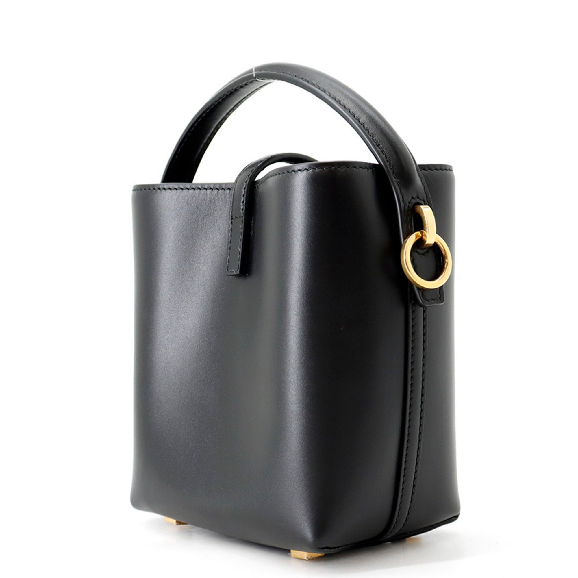 Yves Saint Laurent Black Leather Handbag (Pre-Owned)
