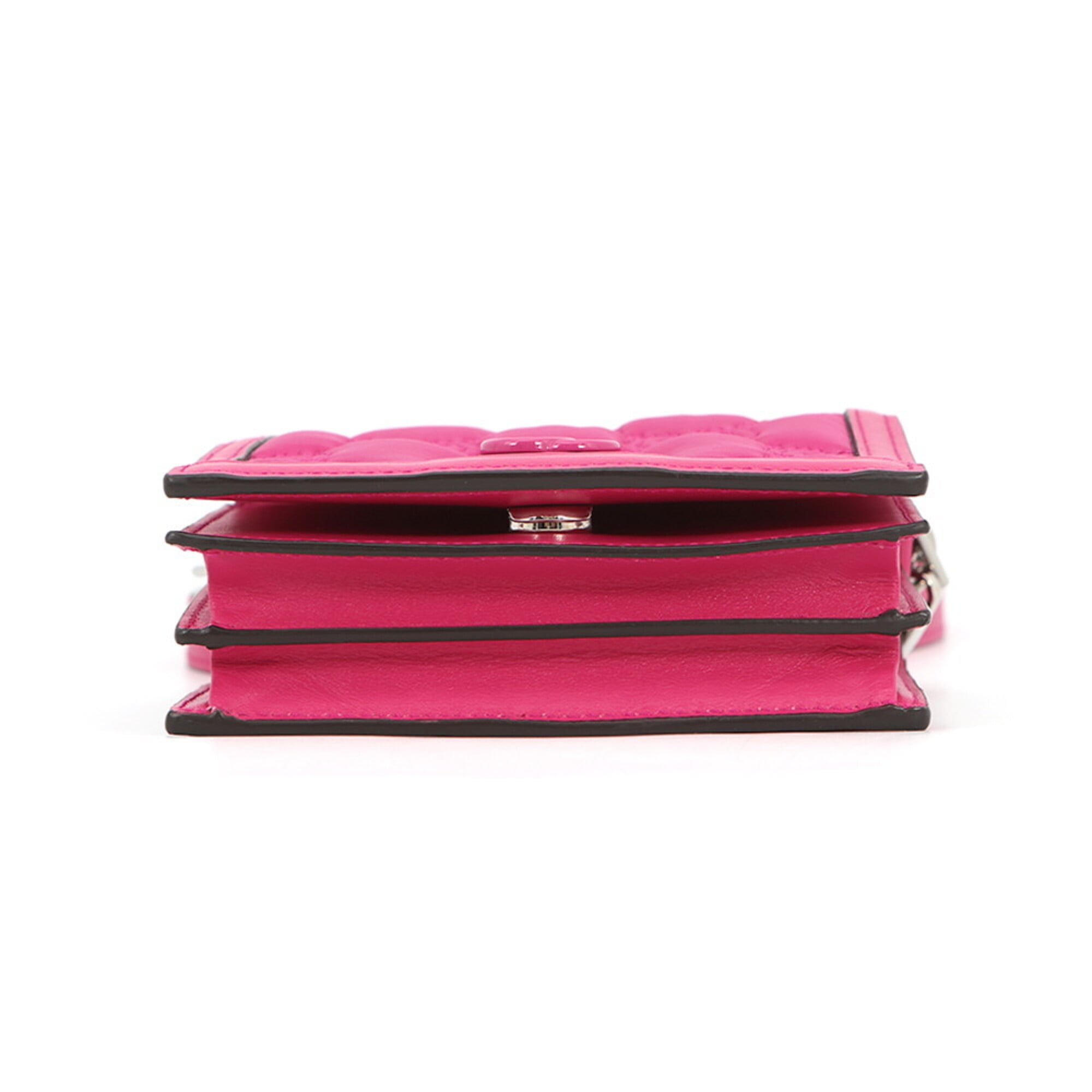 Gucci Pink Nylon Leather Handbag Shoulder Bag (Pre-Owned)