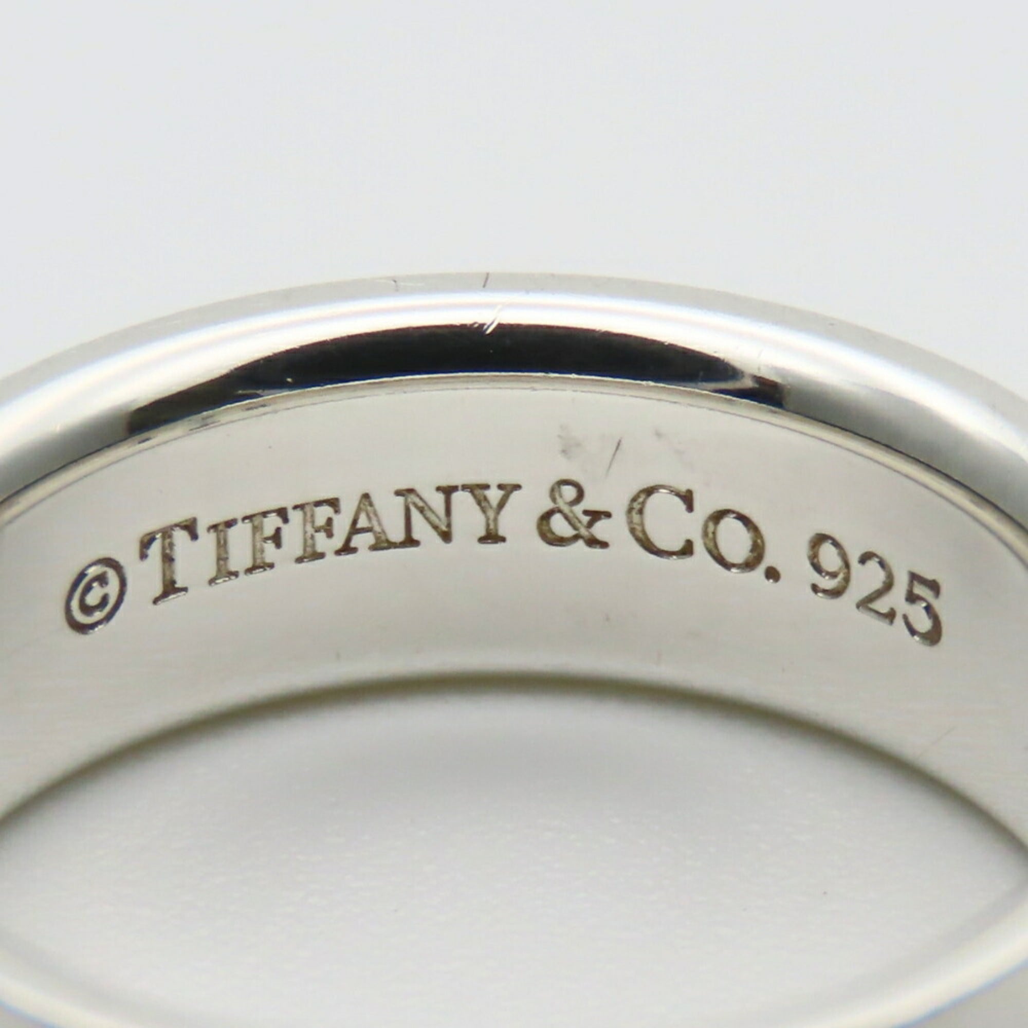 Tiffany Silver Silver 925 Band Ring (Pre-Owned)