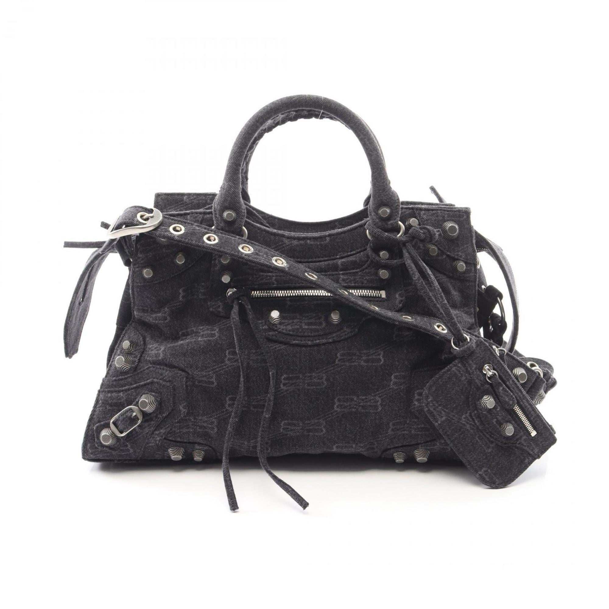 Balenciaga Gray Denim Handbag (Pre-Owned)