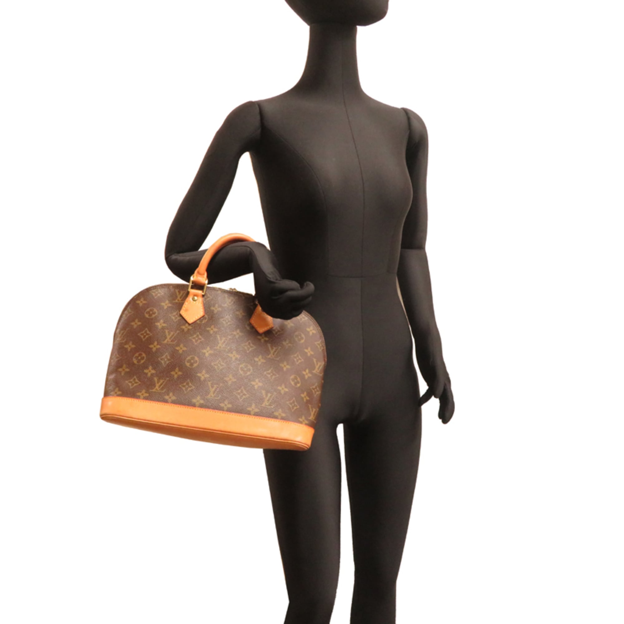 Louis Vuitton Brown Monogram Handbag (Pre-Owned)