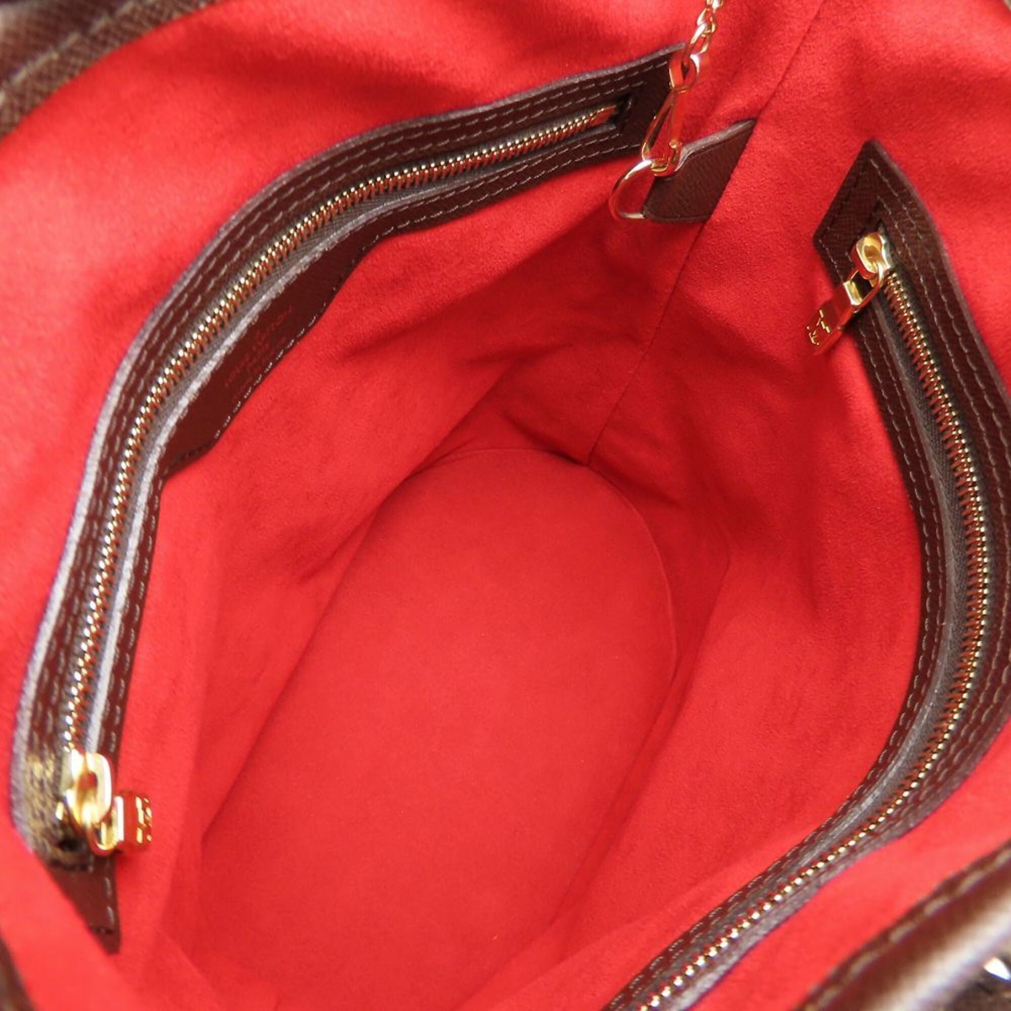 Louis Vuitton Ebene Damier Canvas Shoulder Bag (Pre-Owned)