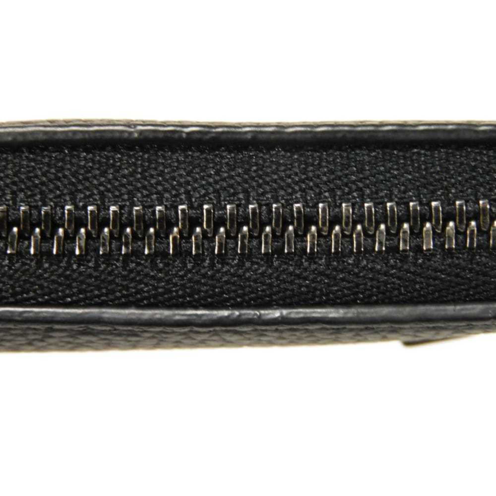 Louis Vuitton Noir Leather Coin Purse/Coin Case (Pre-Owned)
