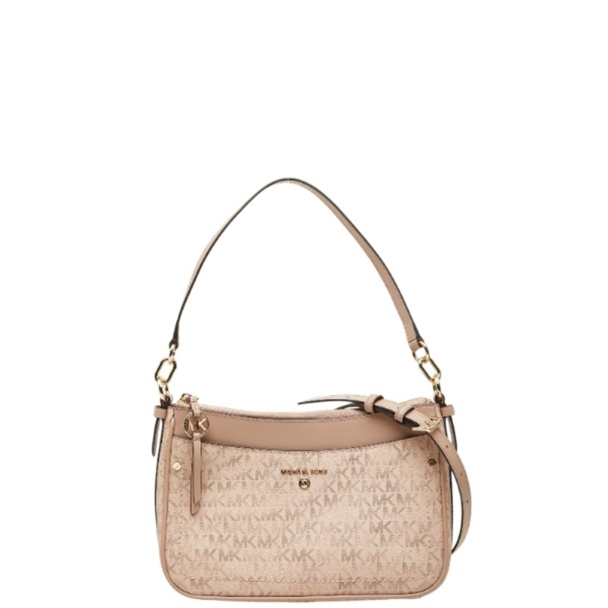 Michael Kors Pink Pvc Leather Handbag Shoulder Bag (Pre-Owned)