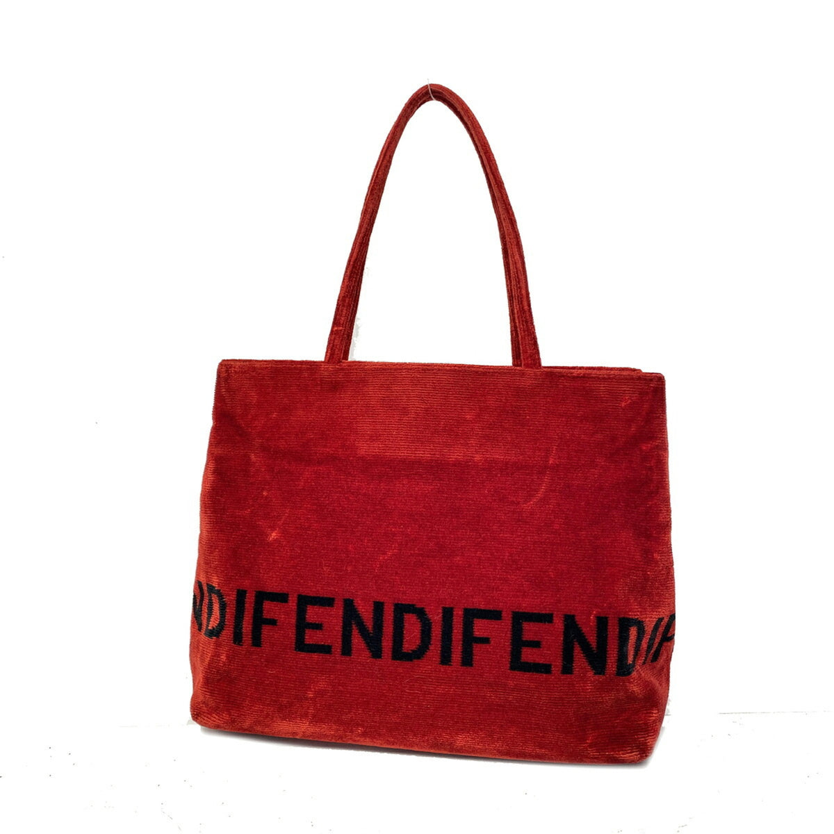 Fendi Black Red Color Tote Bag (Pre-Owned)