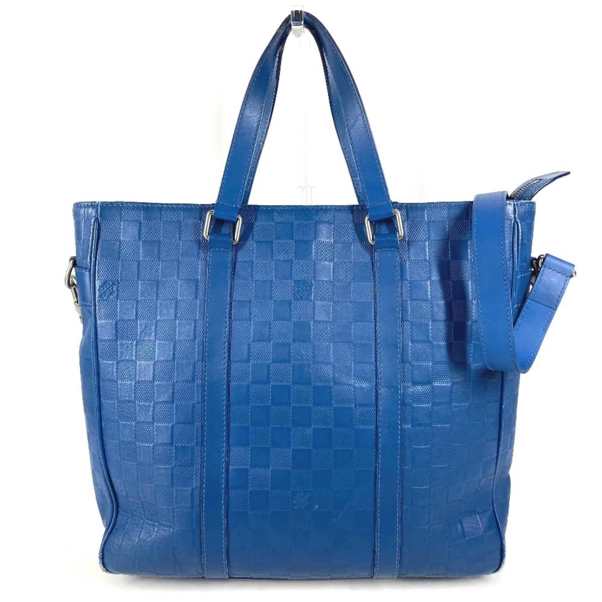Louis Vuitton Damier Infini Blue Damier Infini Shoulder Bag Tote Bag (Pre-Owned)