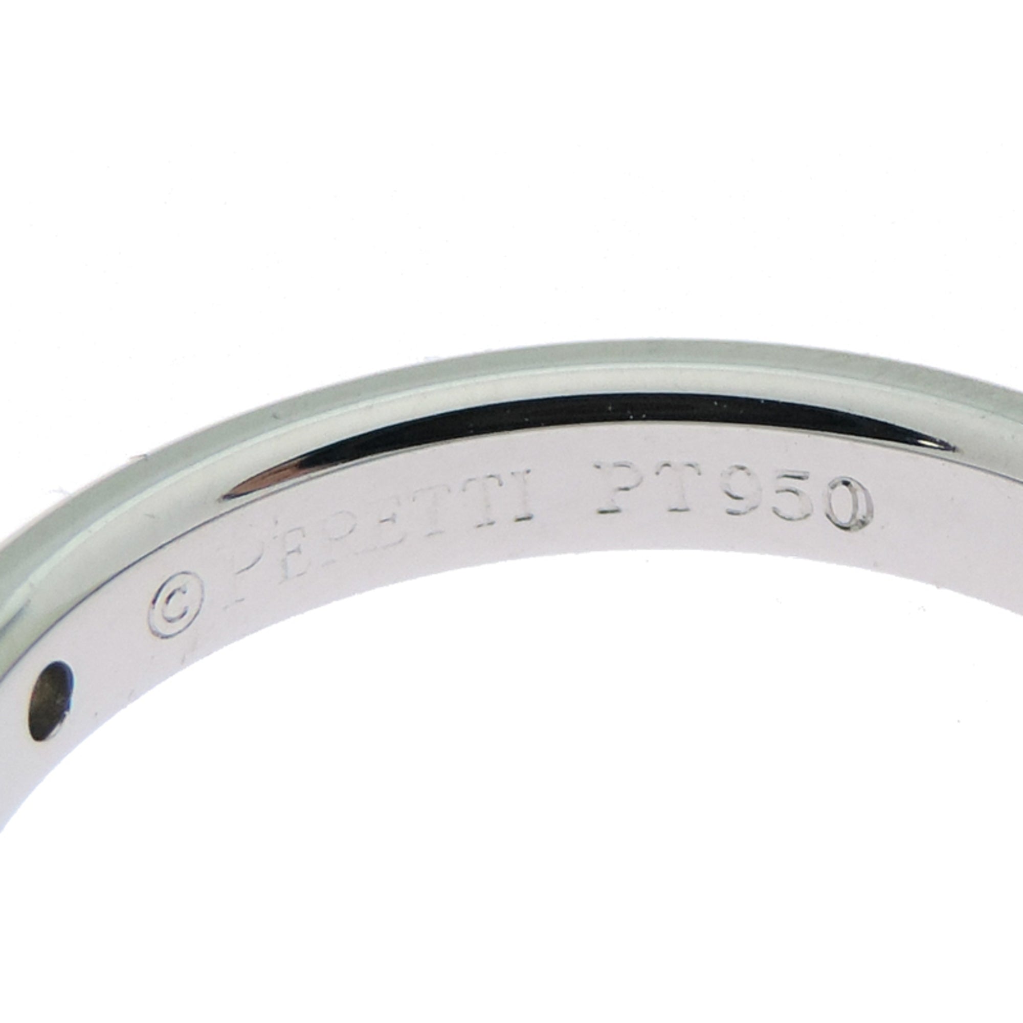Tiffany Platinum 950 Band Ring (Pre-Owned)