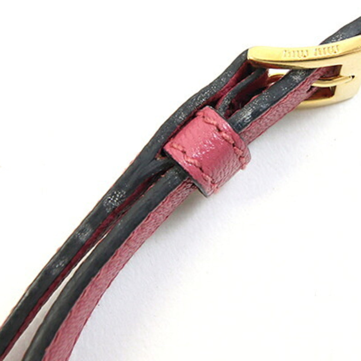 Miu Miu Pink Leather Handbag Shoulder Bag (Pre-Owned)