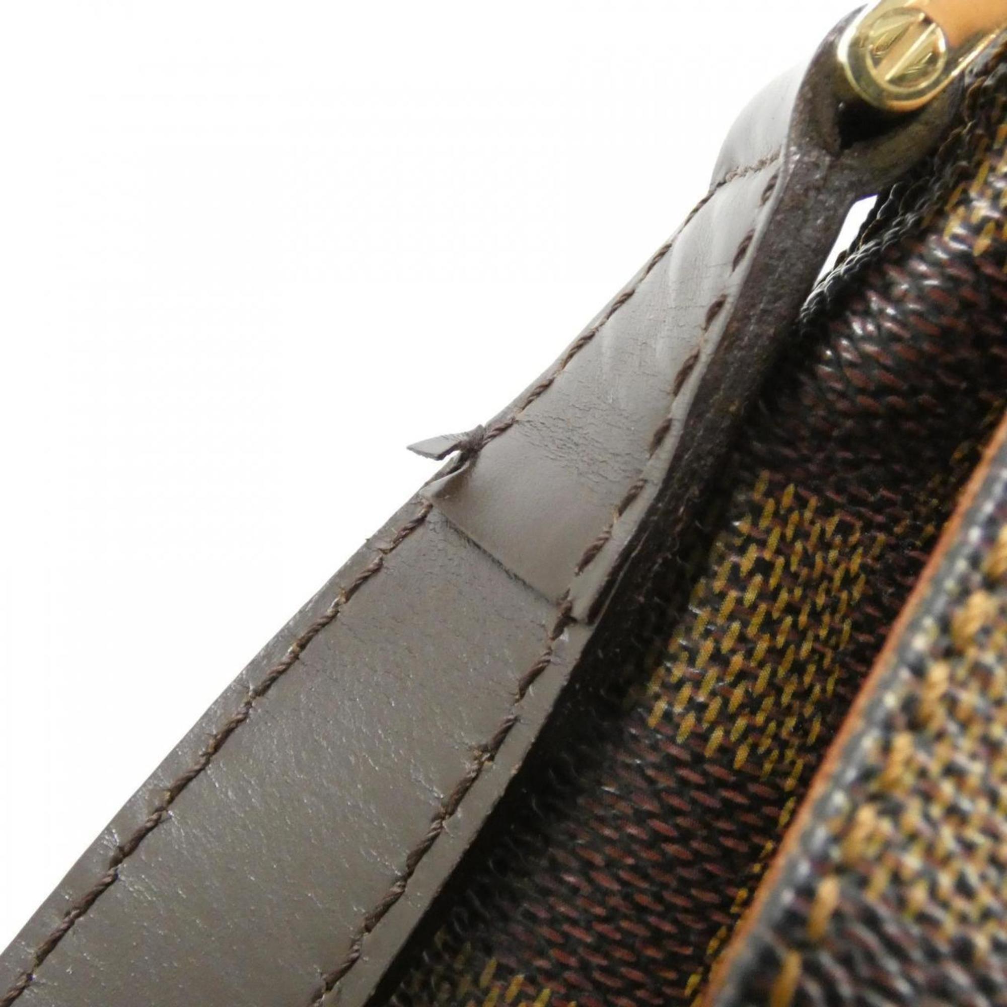 Louis Vuitton Brown Coated Canvas Shoulder Bag (Pre-Owned)