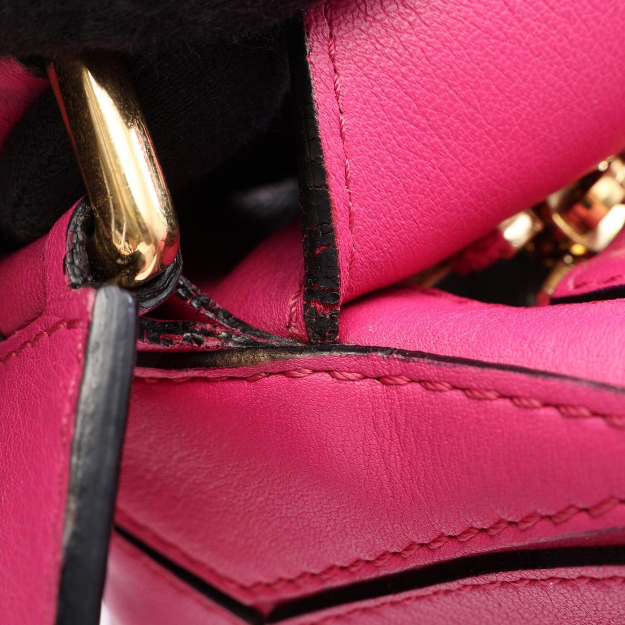 Loewe Pink Leather Handbag (Pre-Owned)